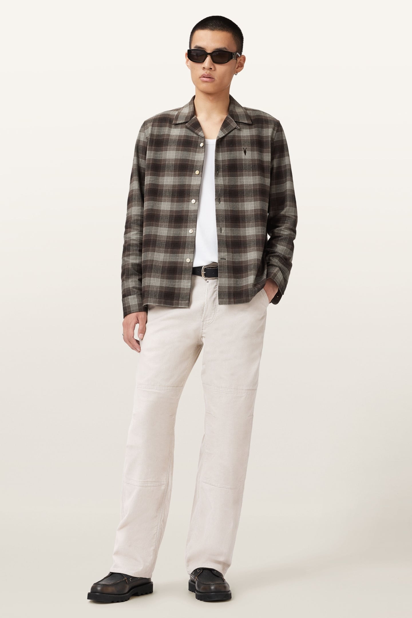 INIKO LS SHIRT MOLE BROWN 3