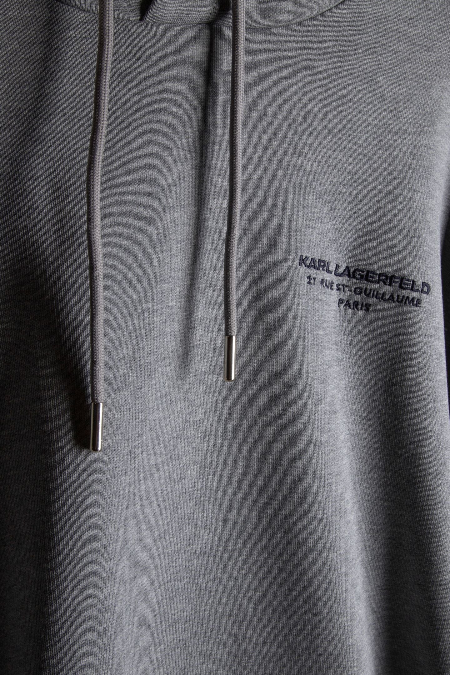 DARKGREY MELANGE SWEAT HOODY 5