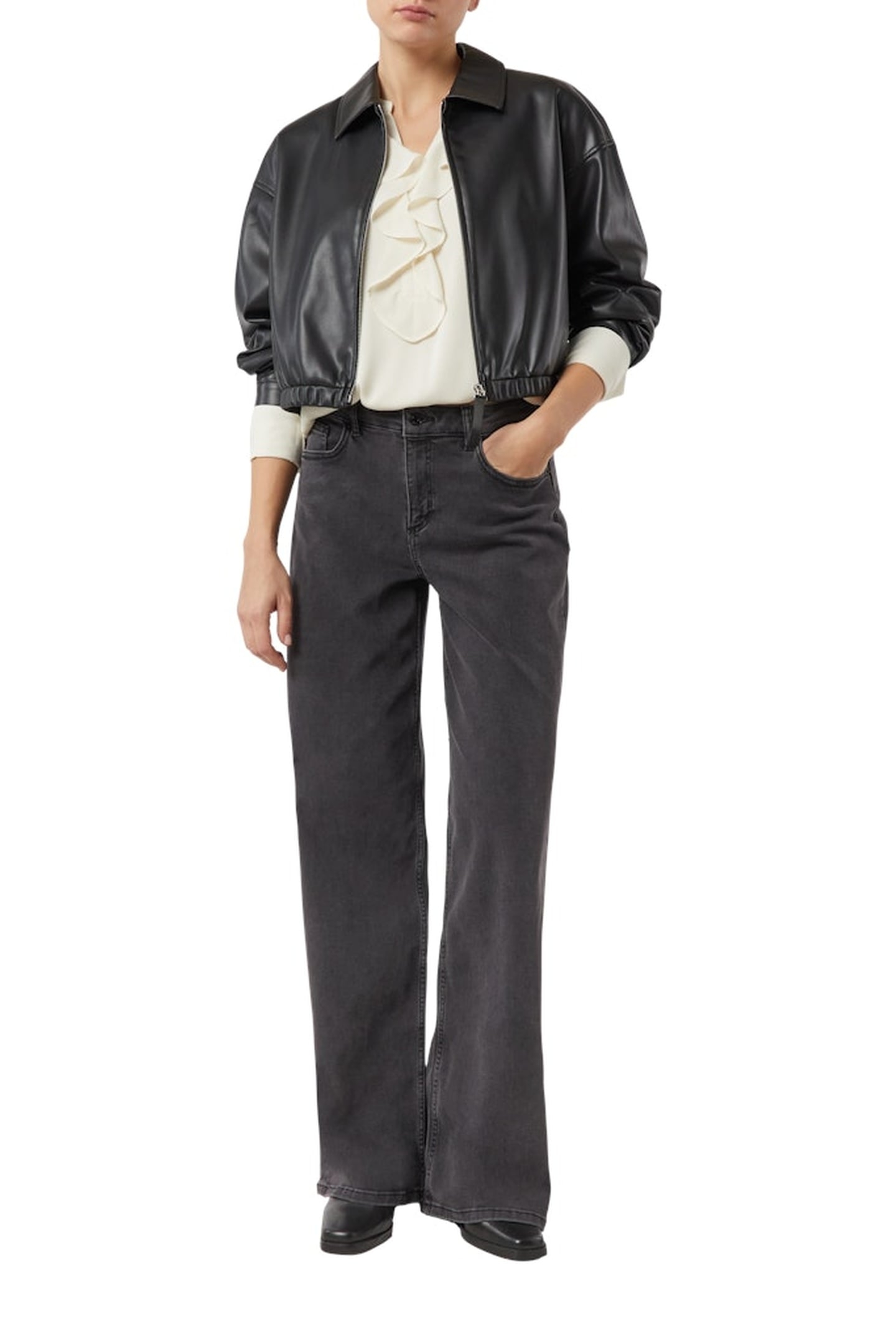 COMMA JEANS GREY DENIM 2