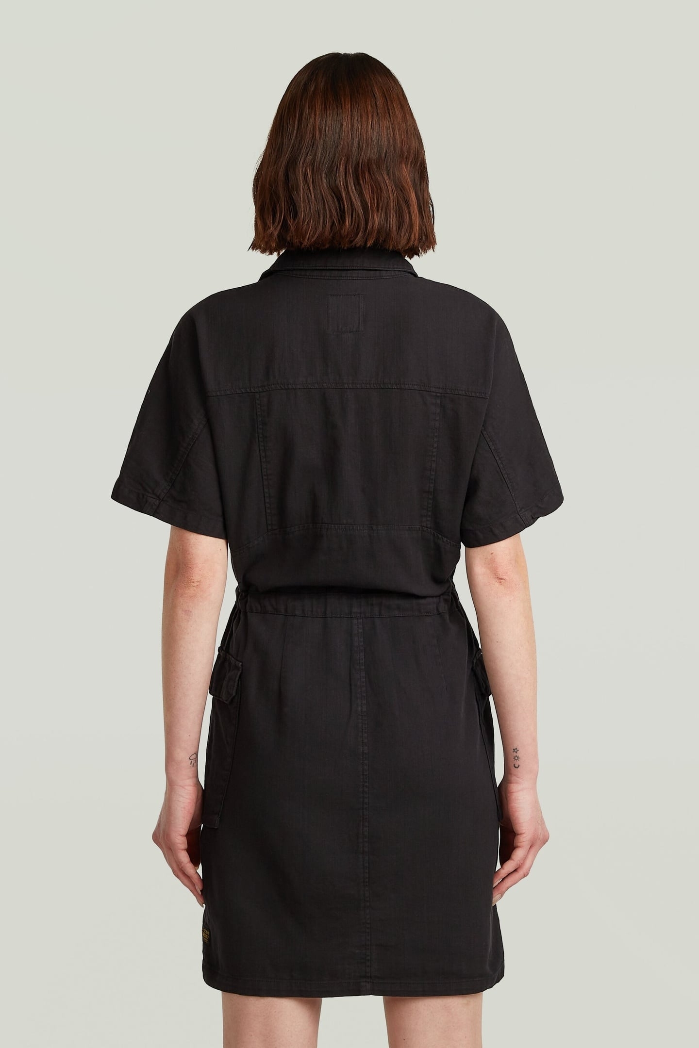 SOFT UTILITY DRESS DK BLACK GD 3