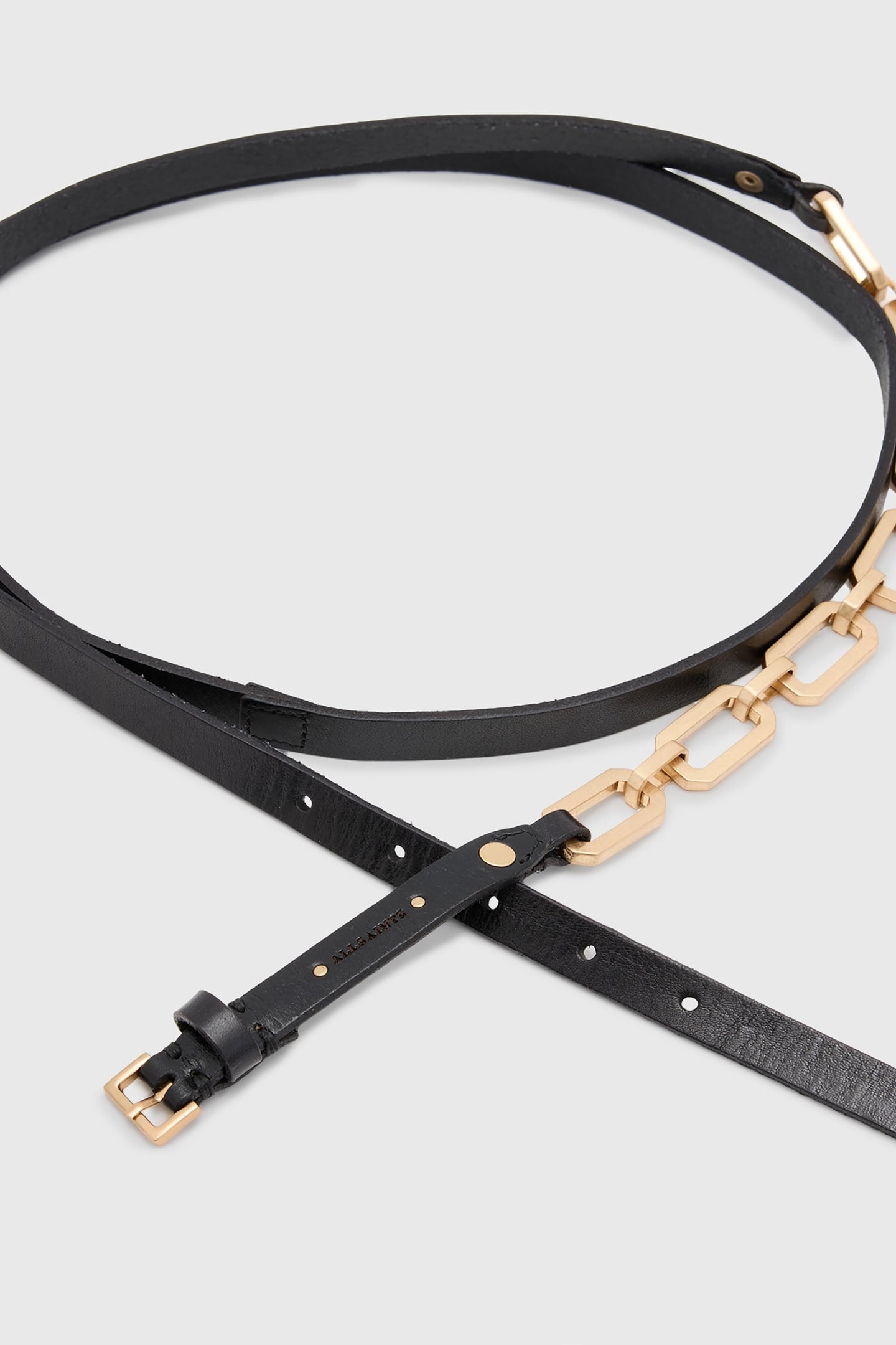 HELLY CHAIN BELT BLACK/WARM BRASS 3