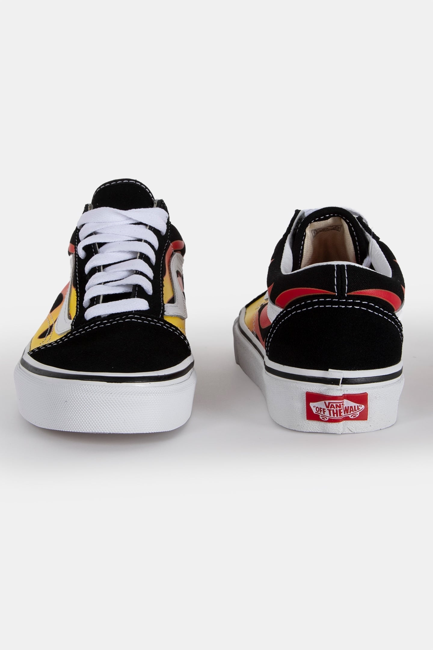 UNISEX OLD SKOOL FLAME BLACK/WHITE 3