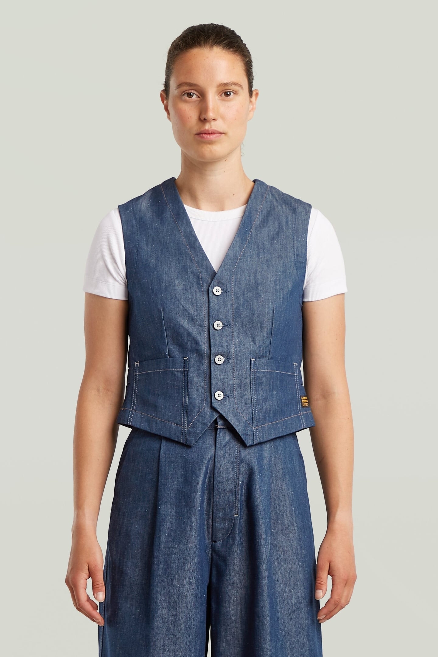 SUMMER VEST RAW DENIM 2