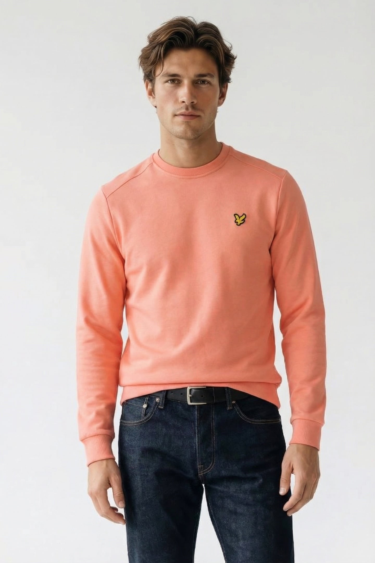 CREW NECK FLY FLEECE WARM UP PINK 1