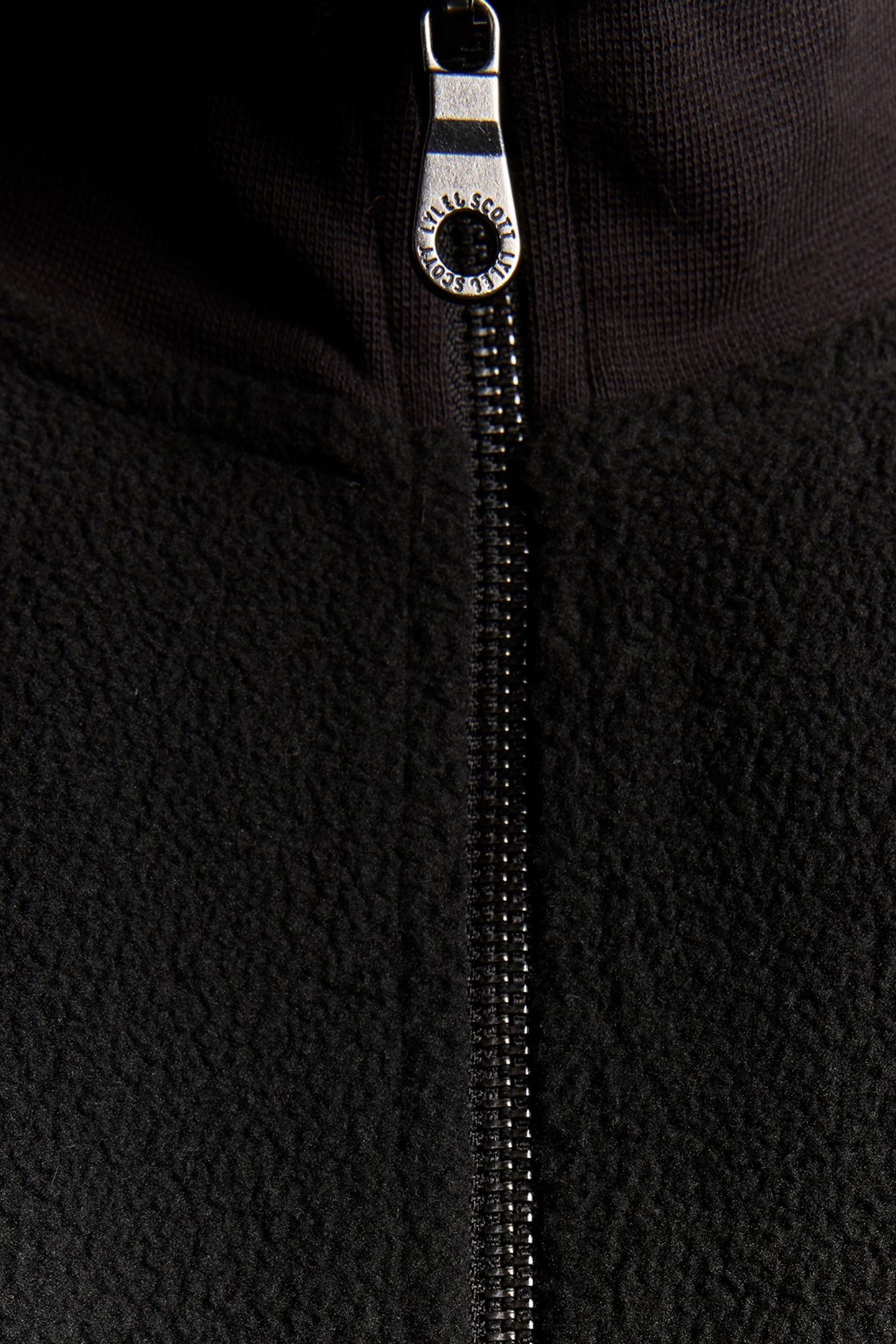 POLAR FLEECE TRACK JACKET JET BLACK 6