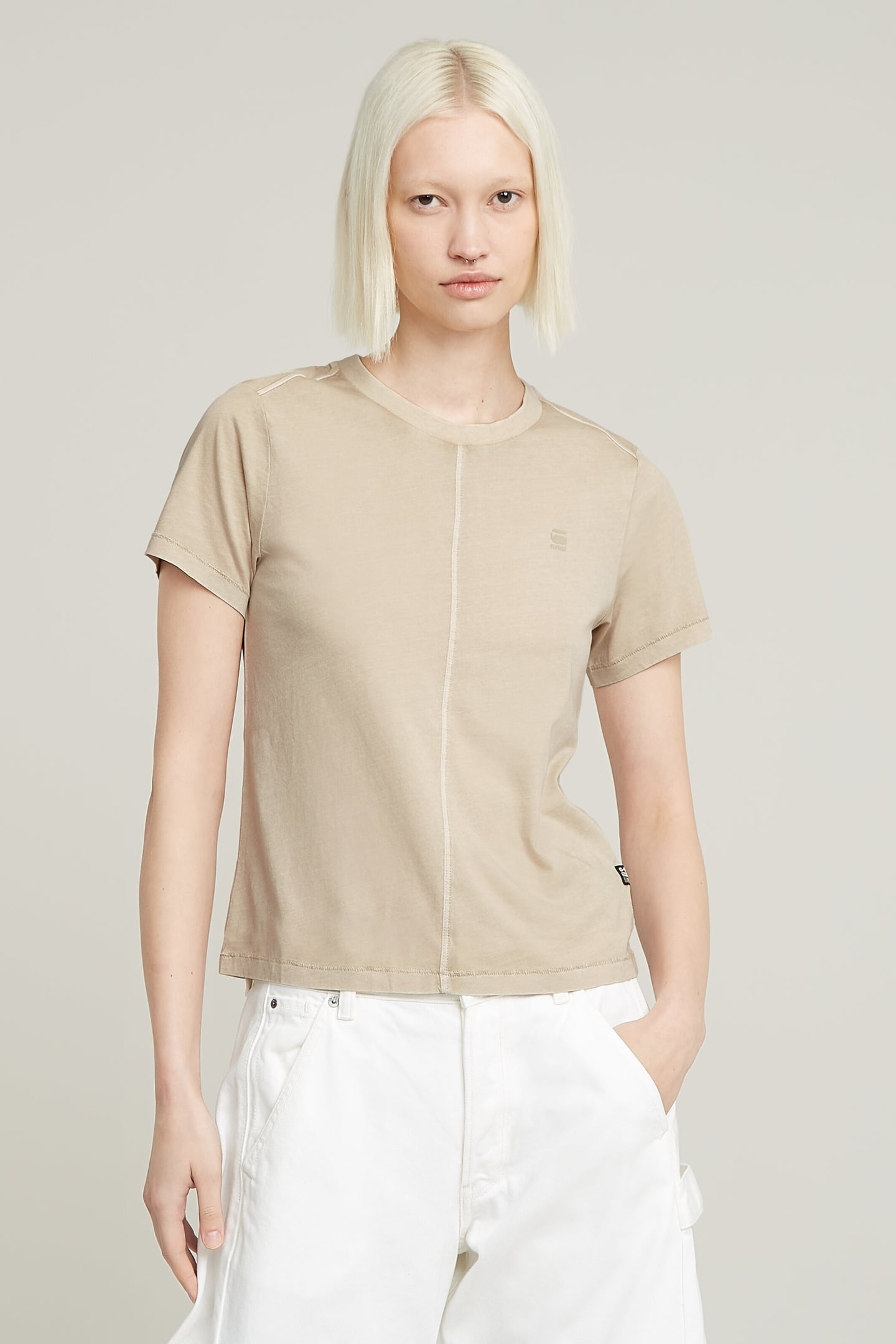 OVERDYED FRONT SEAM R T DK BRICK GD 1