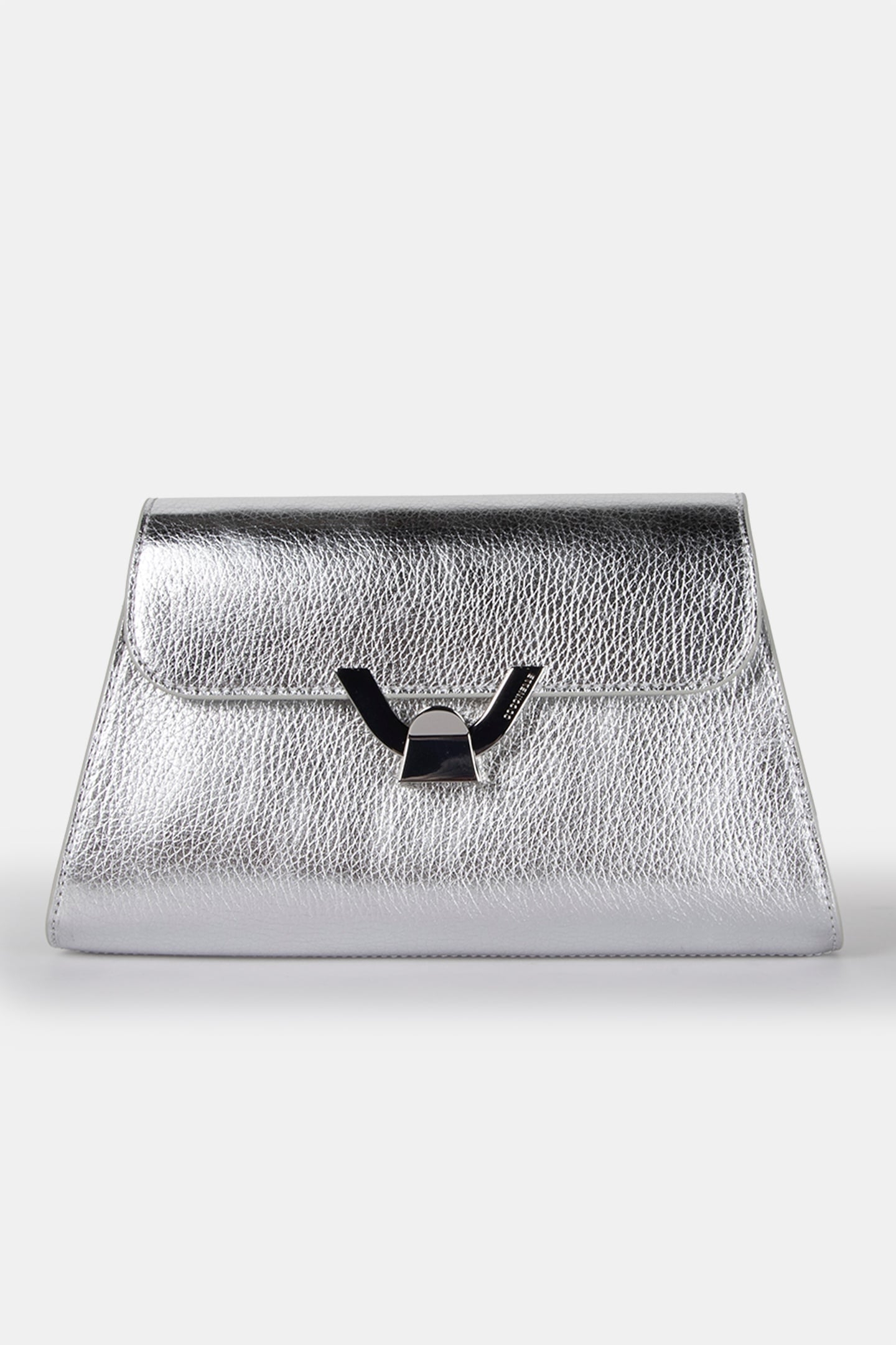 RECTANGLE SHOULDER BAG IN SILVER 2