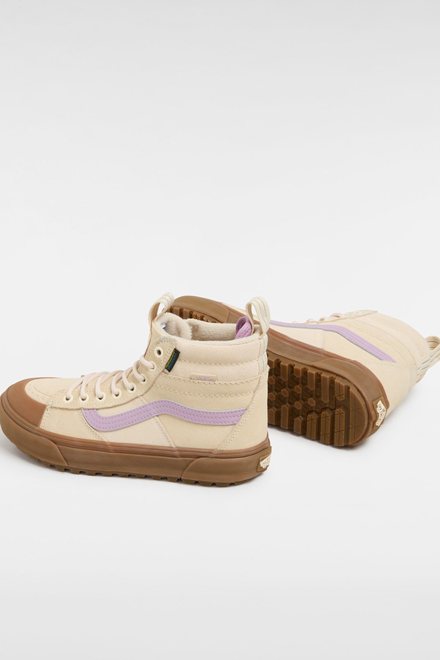UNISEX MTE SK8-HI WATERPROOF WHITE/PURPLE 3