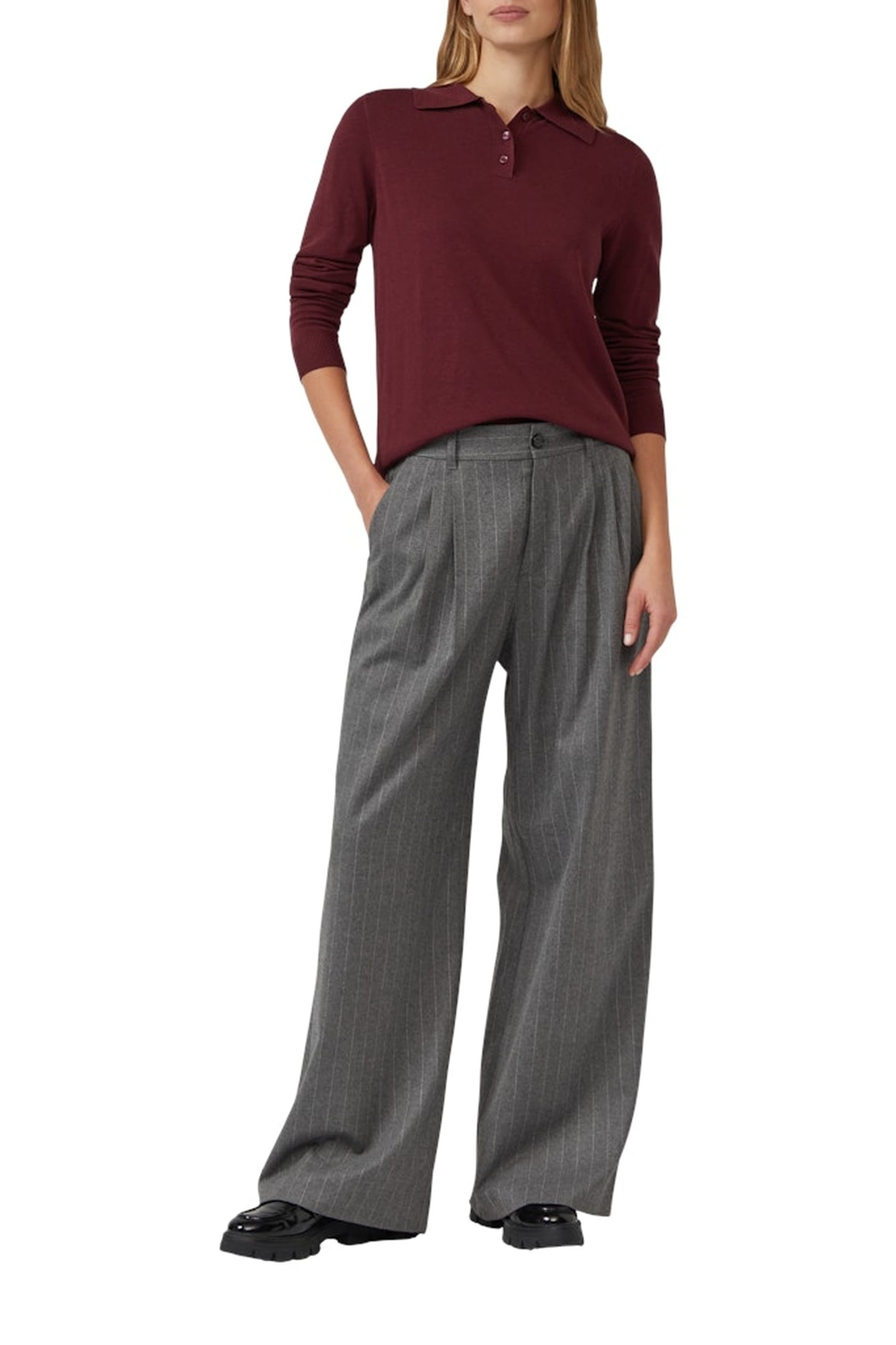 S.OLIVER PULLOVER BURGUNDY 2