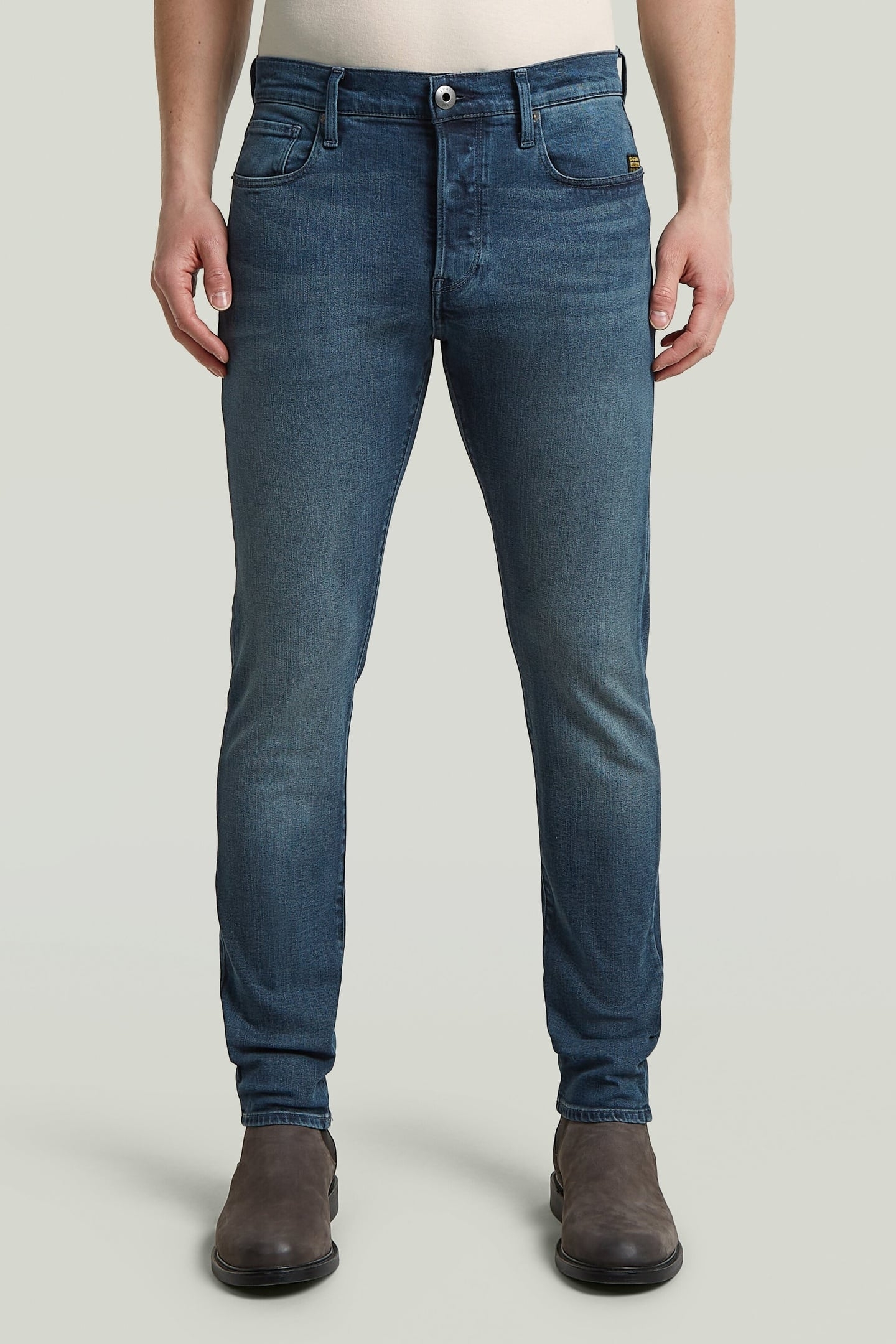 3301 SLIM JEANS ANTIQUE FOREST BLUE 2