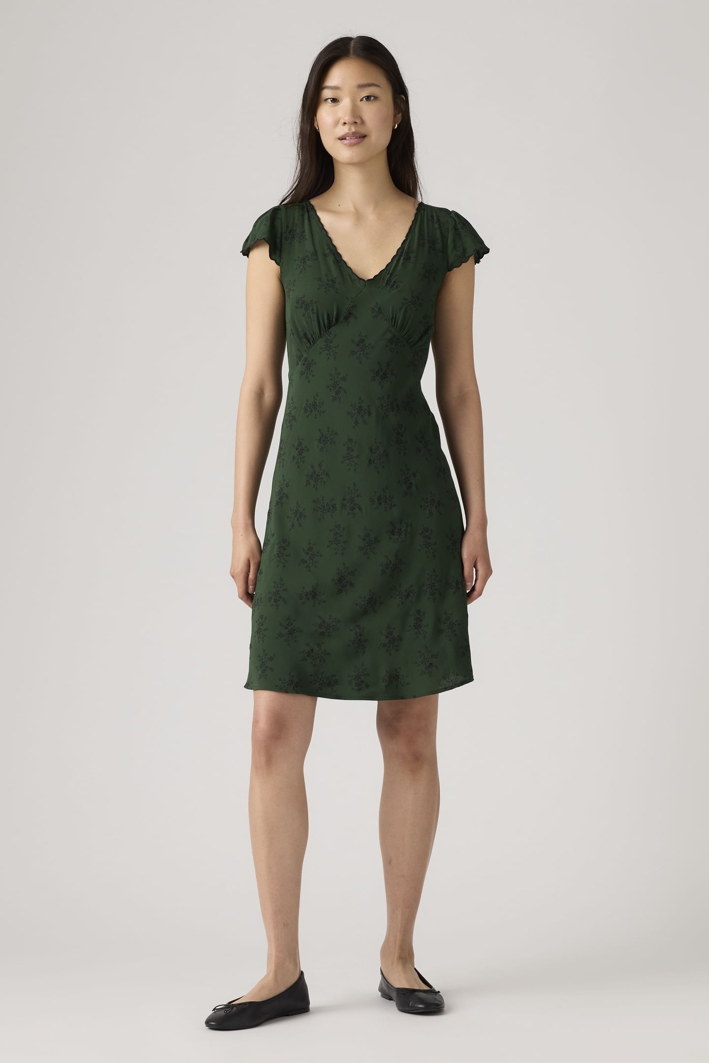 ELLORY DRESS GREEN 2