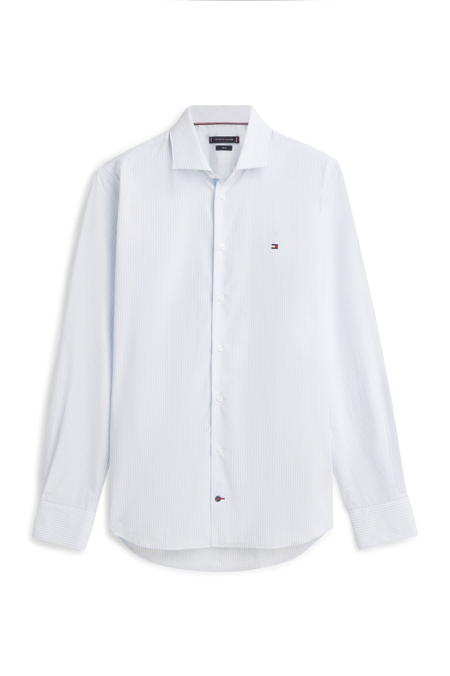 POPLIN BENGAL STRIPE LONG SLEEVE SHIRT CHAMBRAY SKY/STRIPE 5