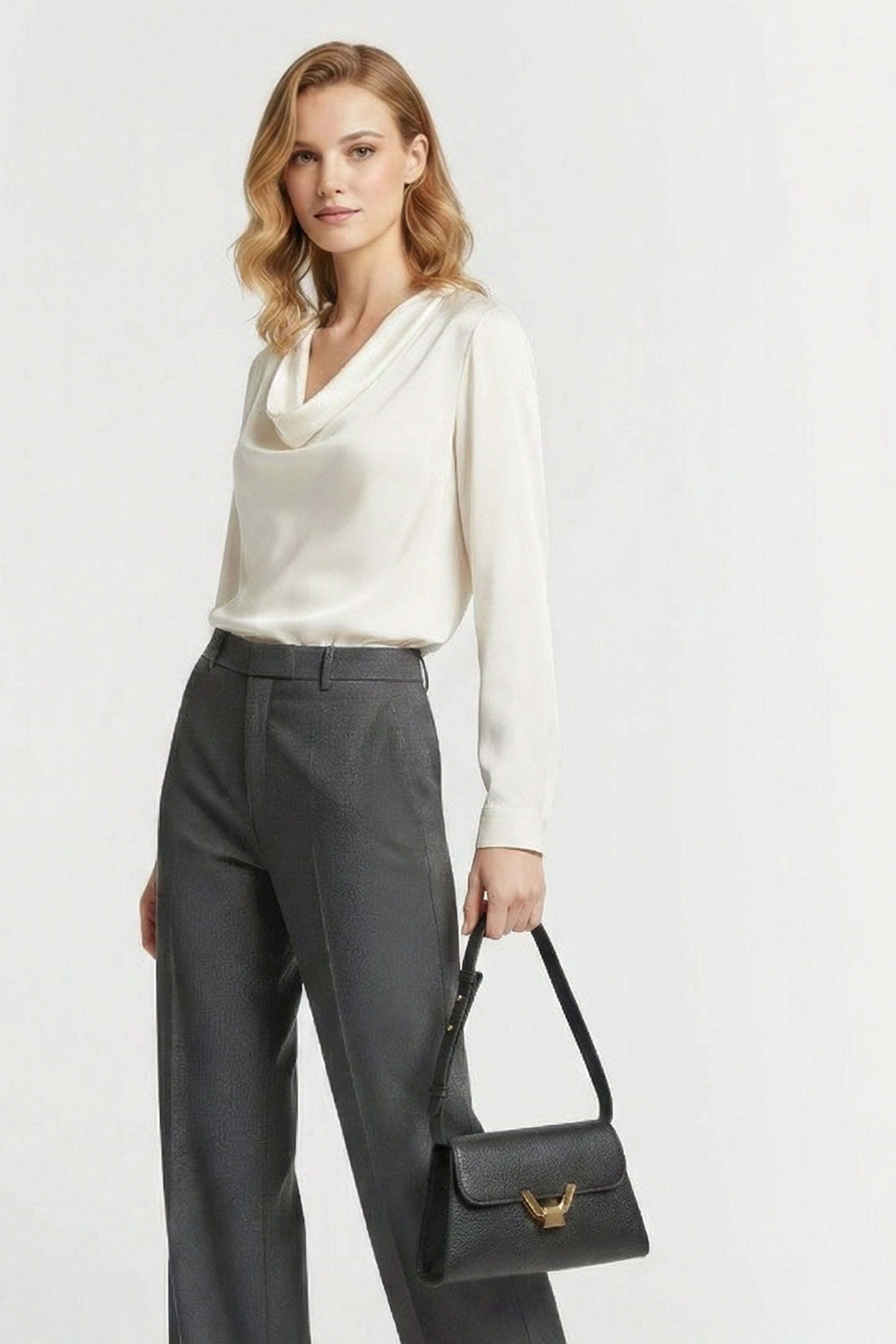 RECTANGLE SHOULDER BAG IN BLACK 1