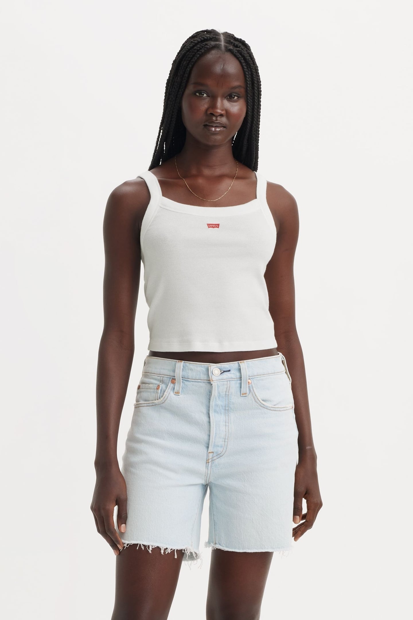 ESSENTIAL SPORTY TANK TOP WHITE 1