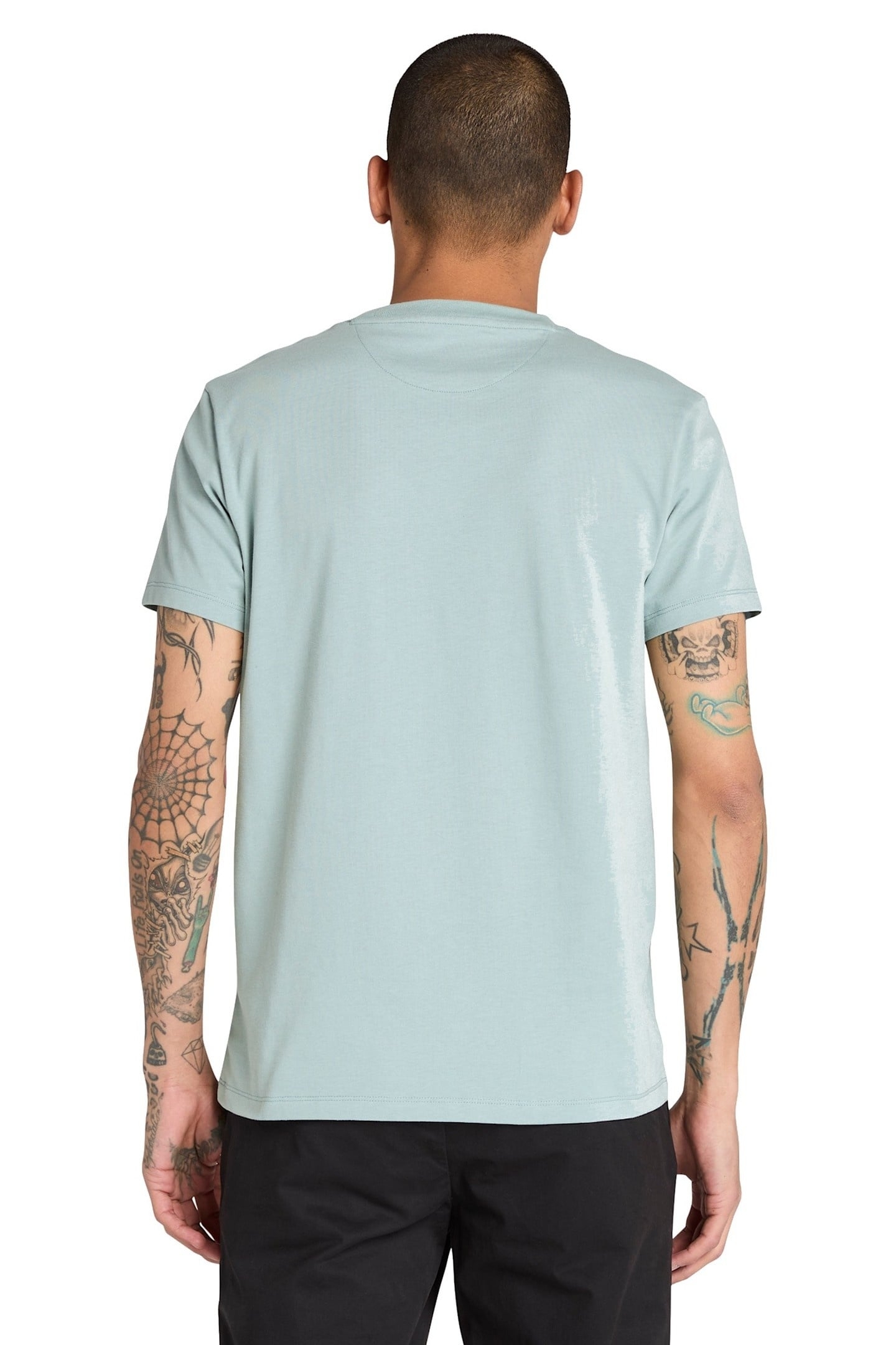 DUNSTAN RIVER SHORT SLEEVE TEE SILVER BLUE 2