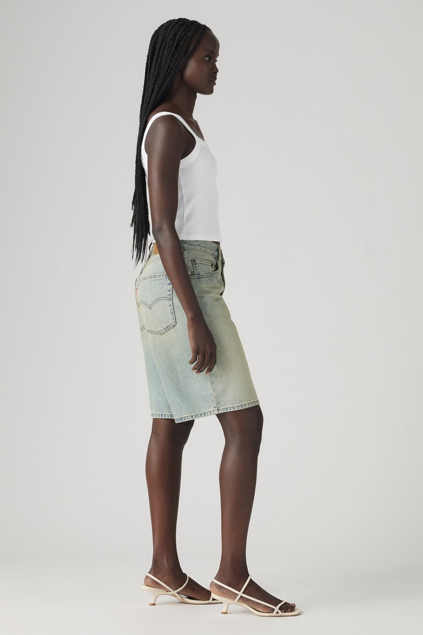 BAGGY DAD JORTS BLUE 4