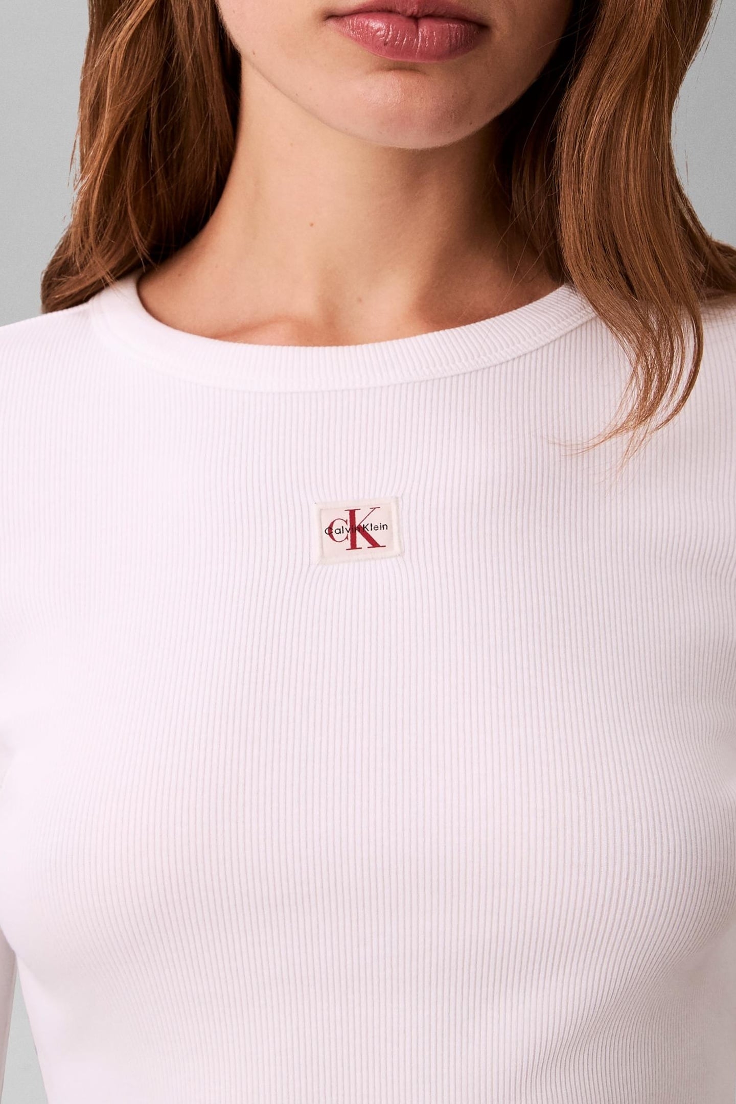 LS WOVEN LABEL 2X2 BLOUSE BRILLIANT WHITE 6