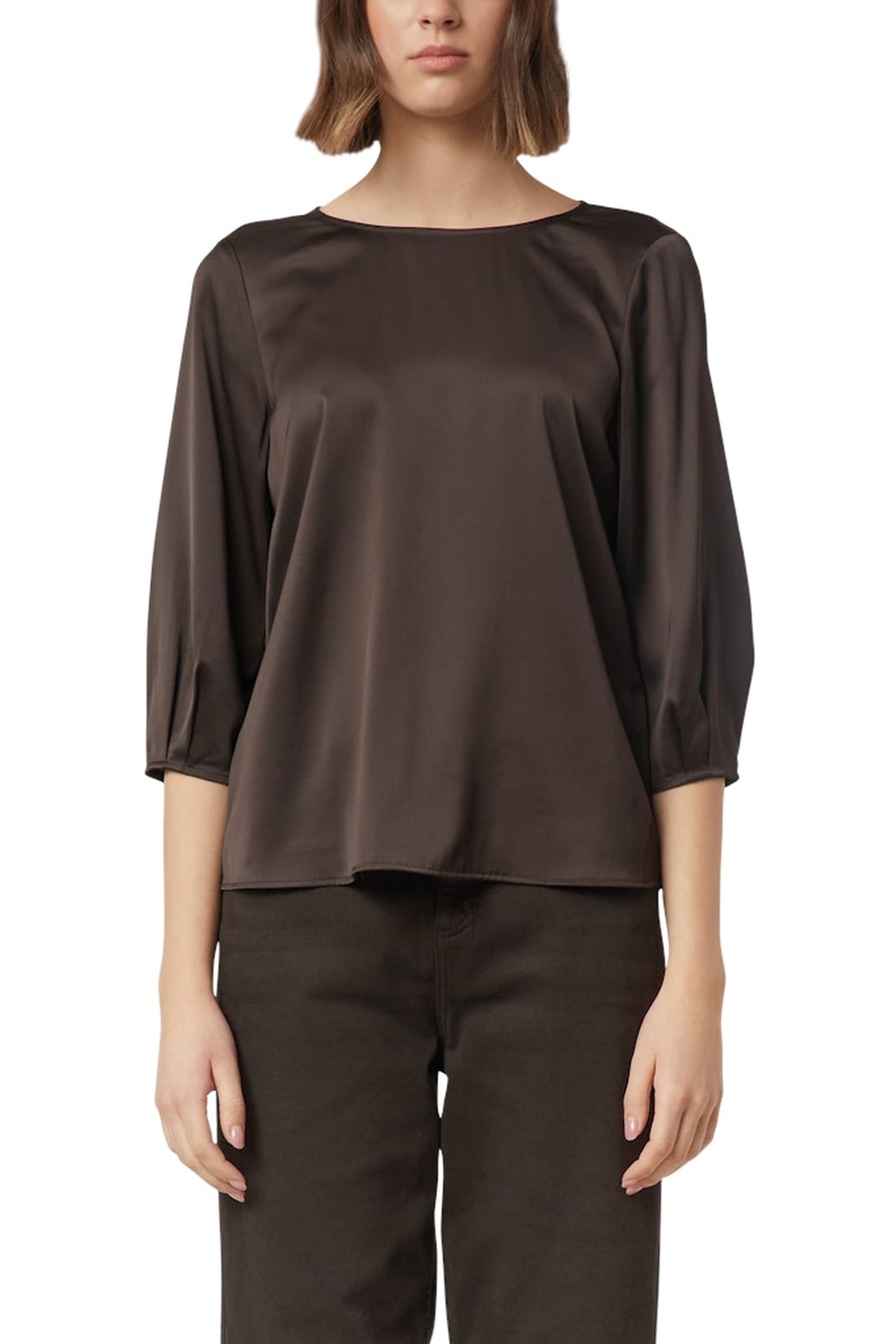 COMMA BLOUSES BROWN 1