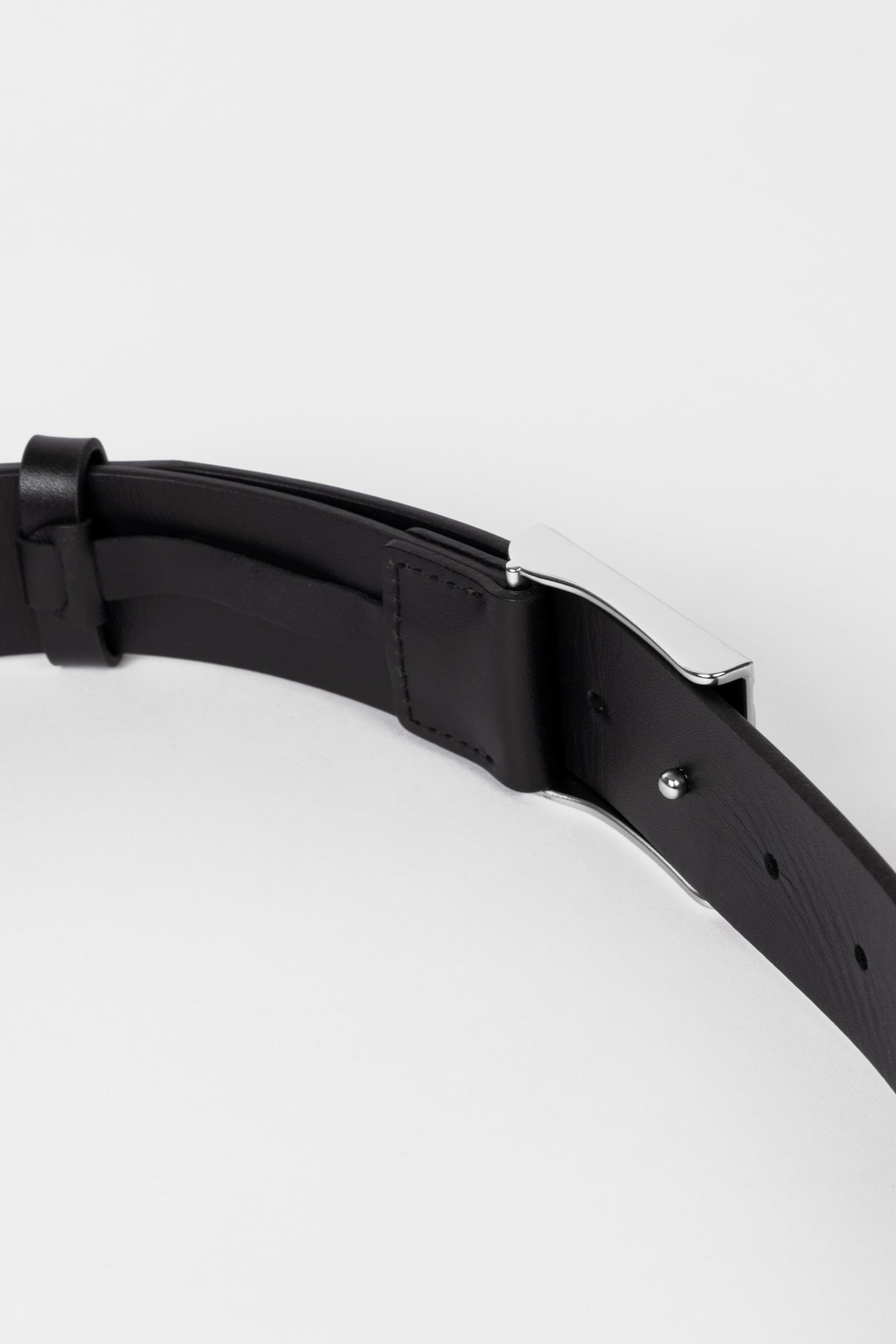 BELT PS PLAQUE BLACK 3