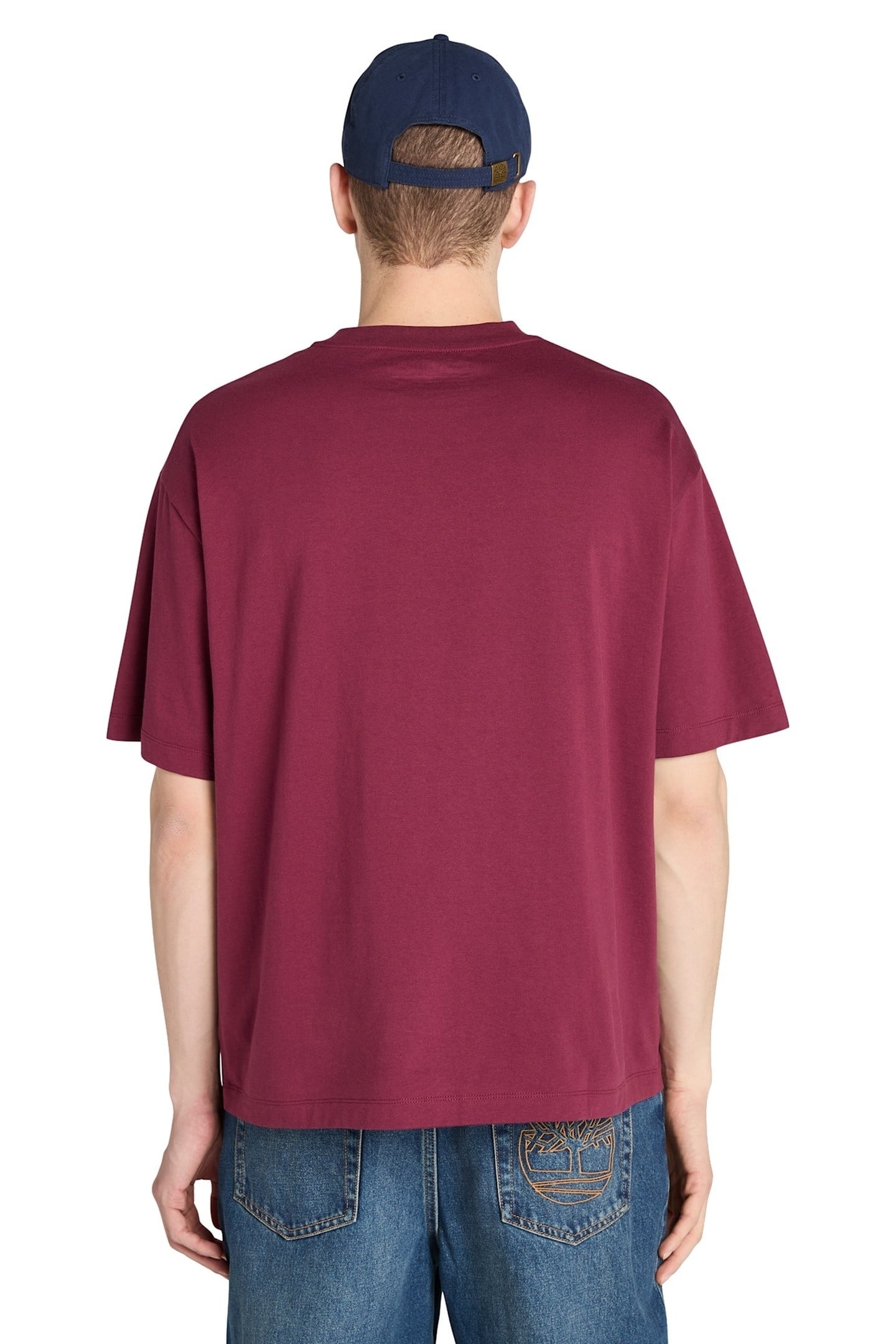 HAMPTHON TONAL STACK LOGO TEE BURGUNDY 2