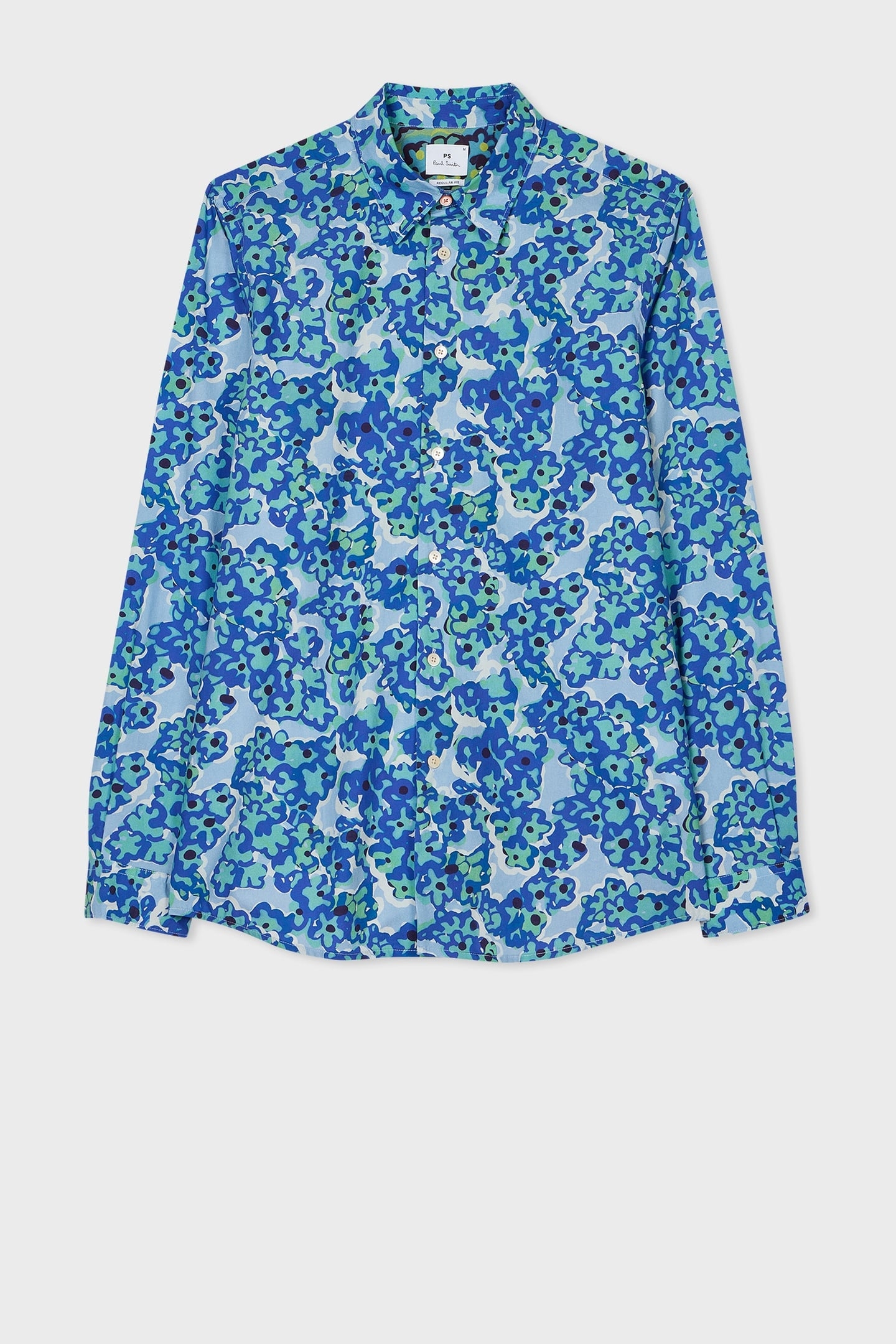 LS REGULAR FIT SHIRT BLUE 1