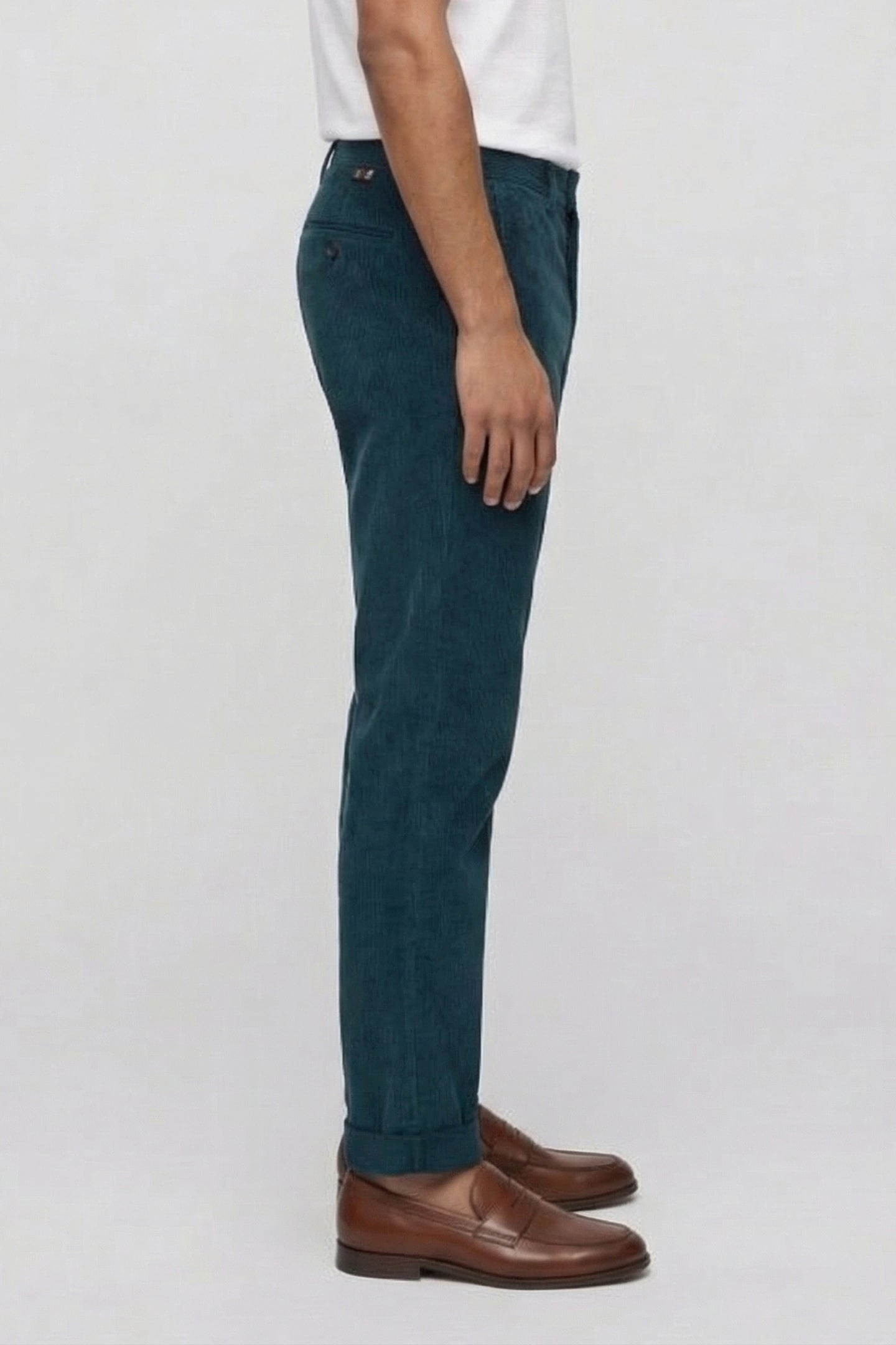 TROUSER PETROL GREEN 5