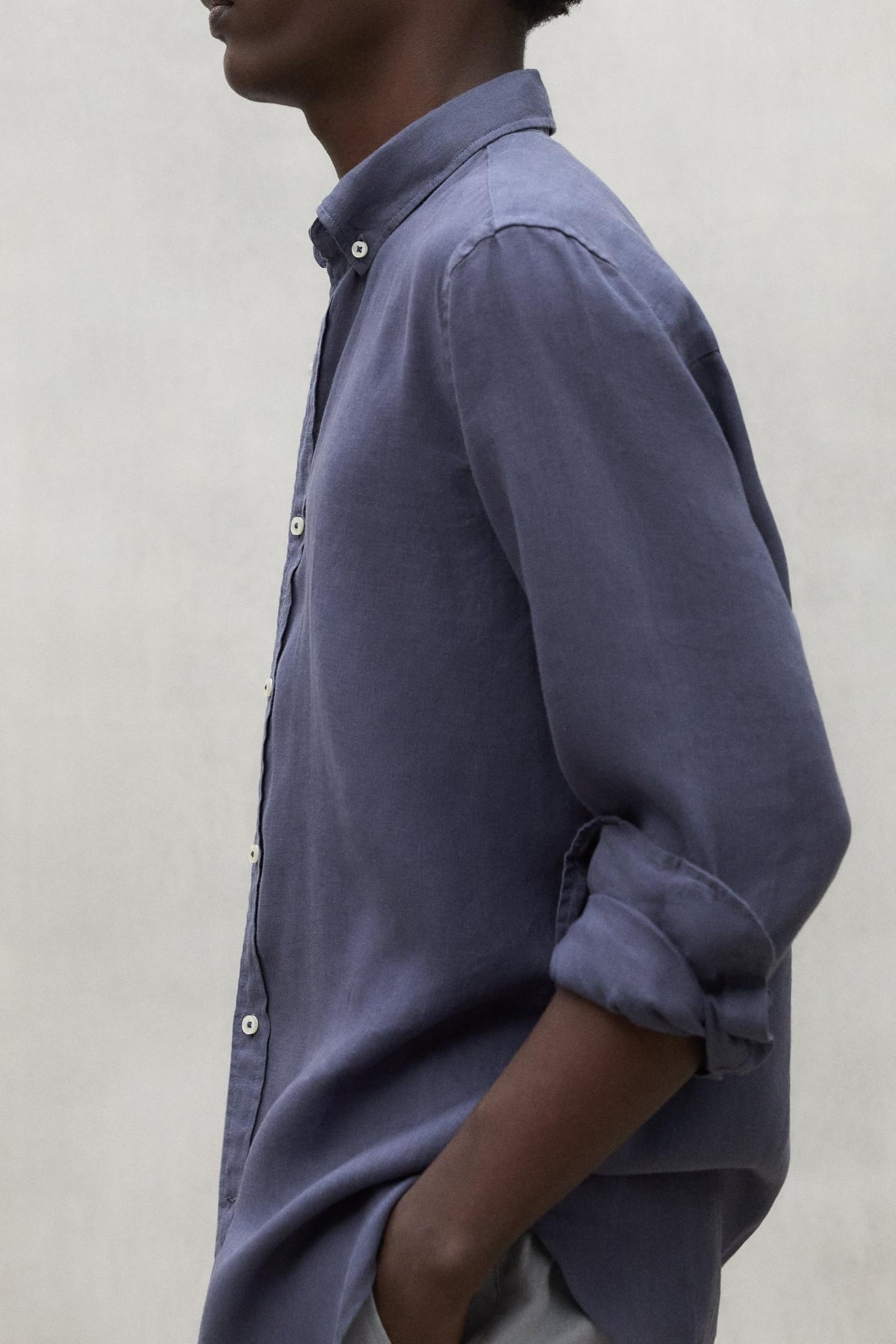 MALIBUALF SHIRT LIGHT INDIGO 3