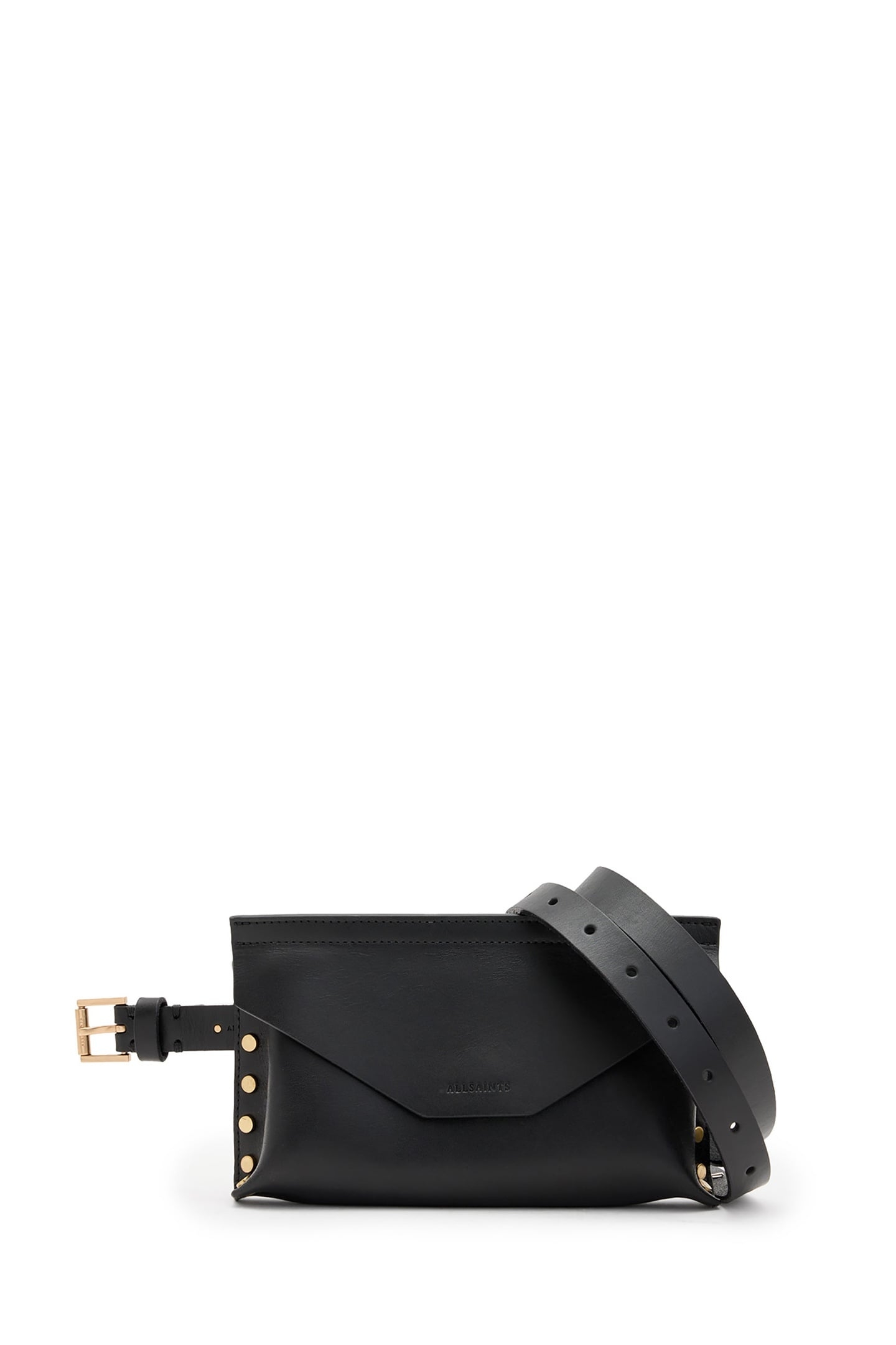 EDEN STUD BAG BELT BLACK/WARM BRASS 3