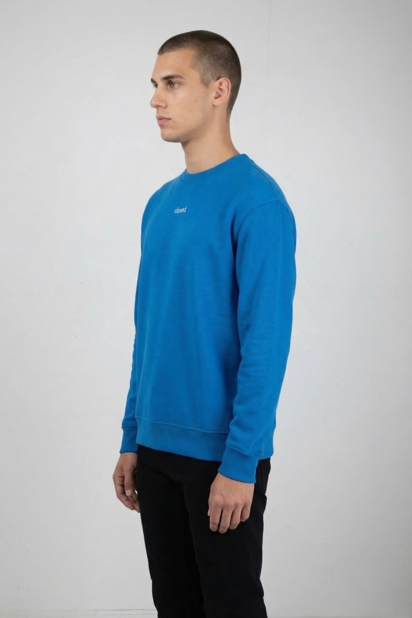 CREW SWEATSHIRT T-SHIRTS OCEANIC BLUE 3