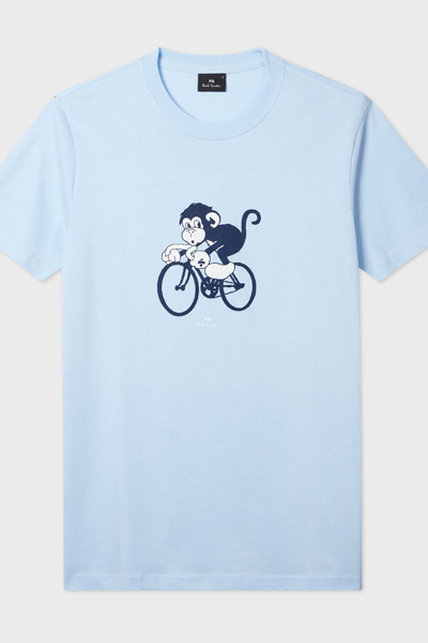 SLIM FIT TSHIRT BIKE MONKEY COBALT BLUE 3