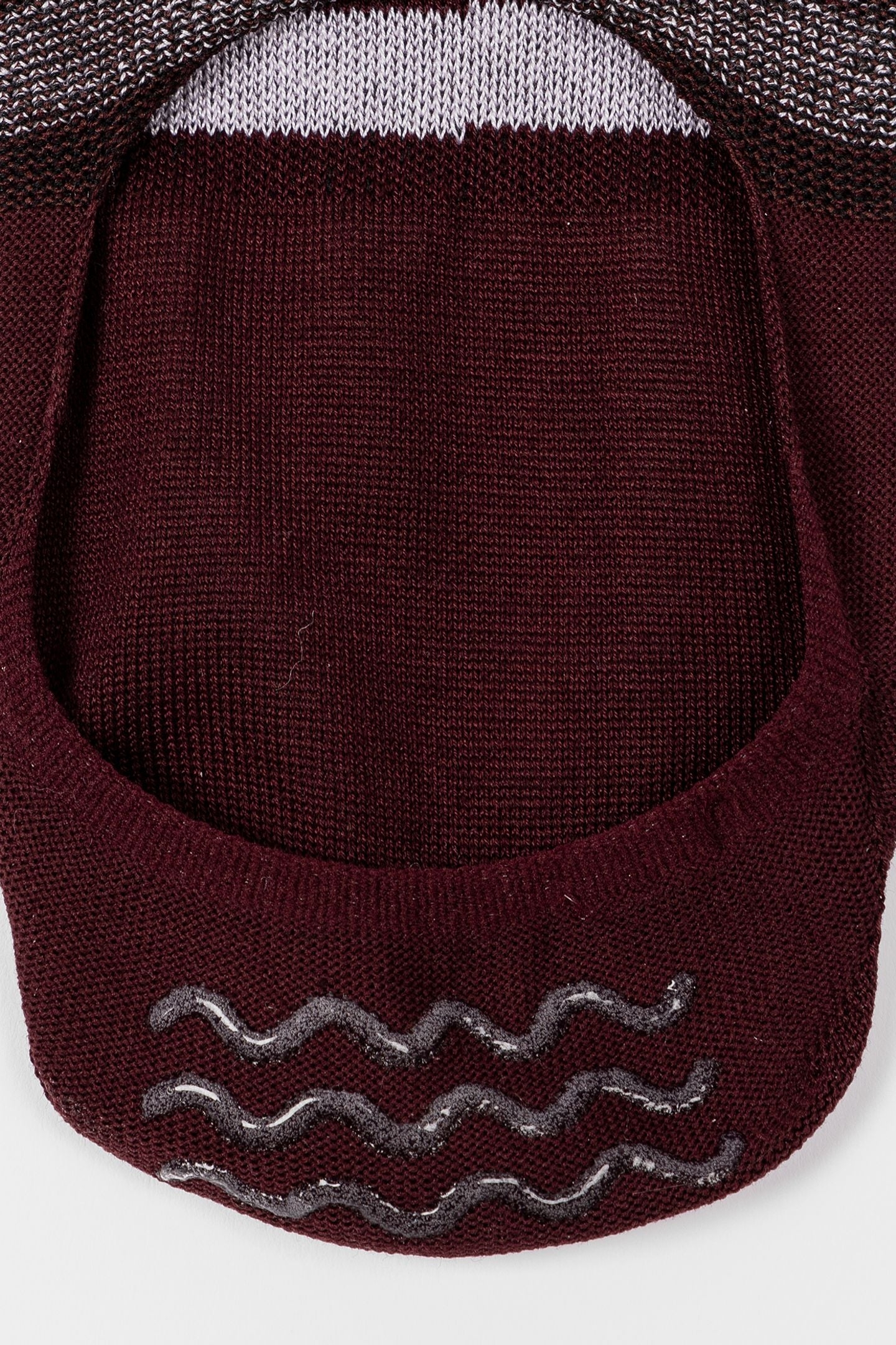 SOCK HARLAN NO SHOW BURGUNDY/ BORDE 6