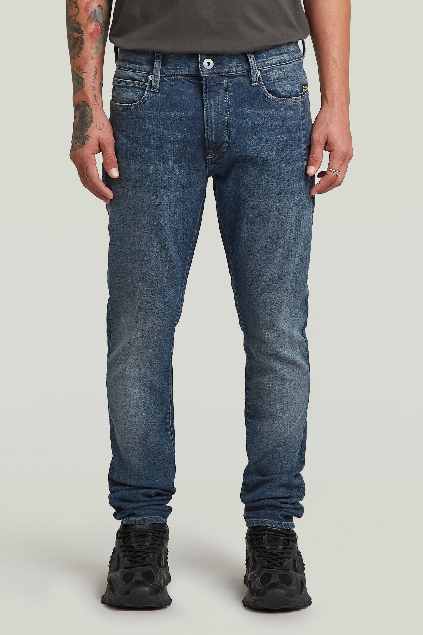 LANCET SKINNY JEANS ANTIQUE FOREST BLUE 2