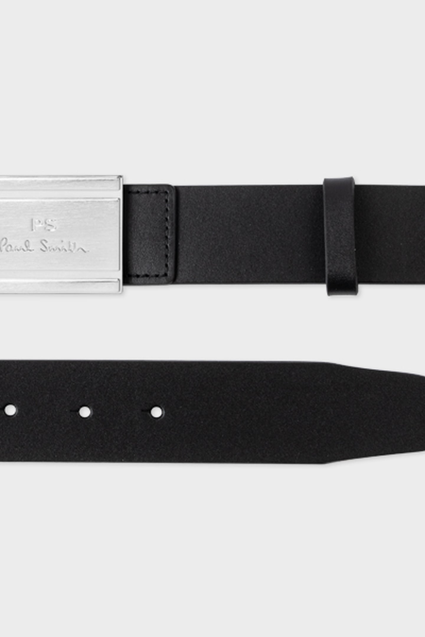 BELT PS PLAQUE BLACK 4
