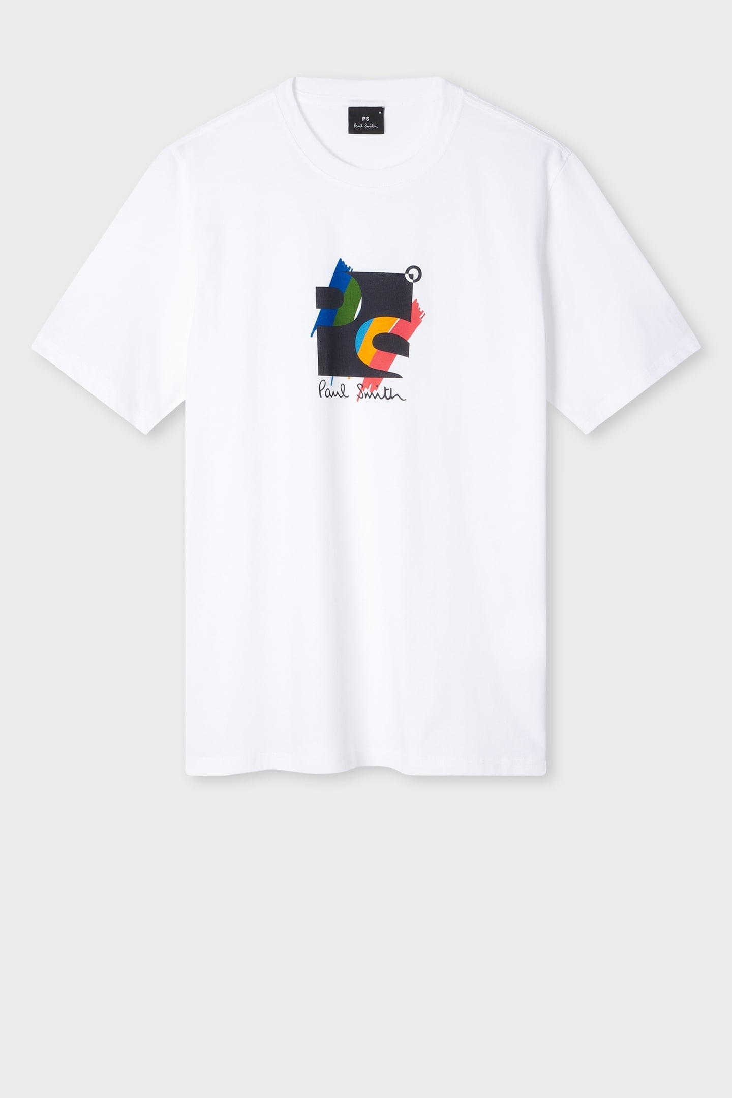 REG FIT T SHIRT PS SQUARE WHITE 1