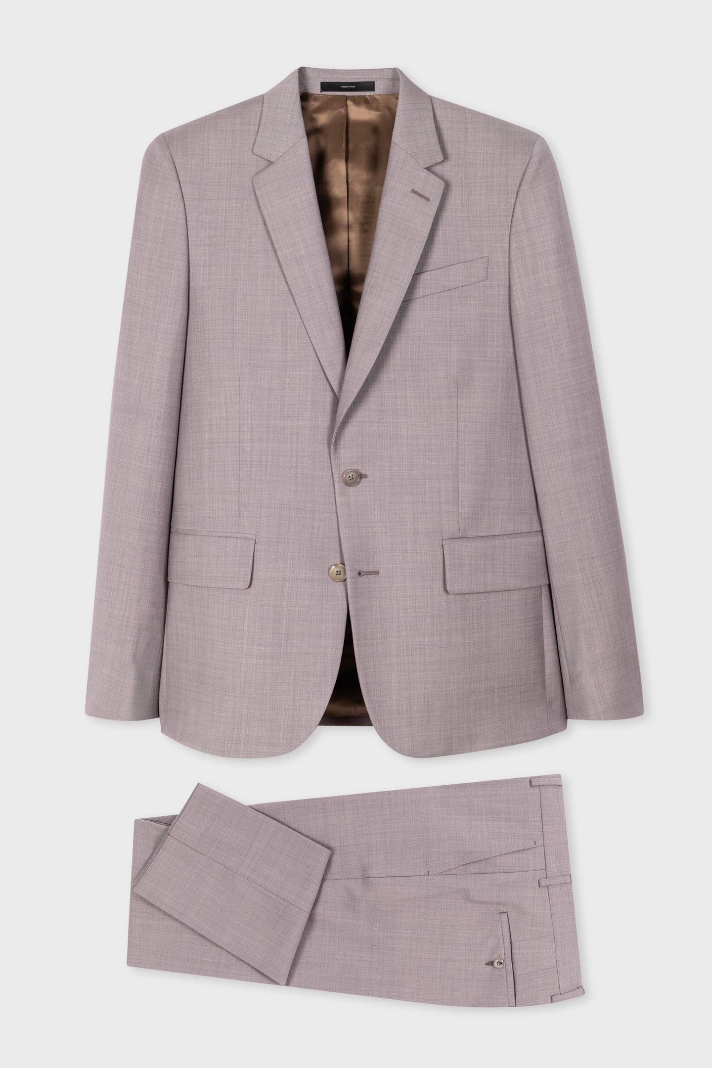 TAILORED FIT 2BTN SUIT LILAC 6