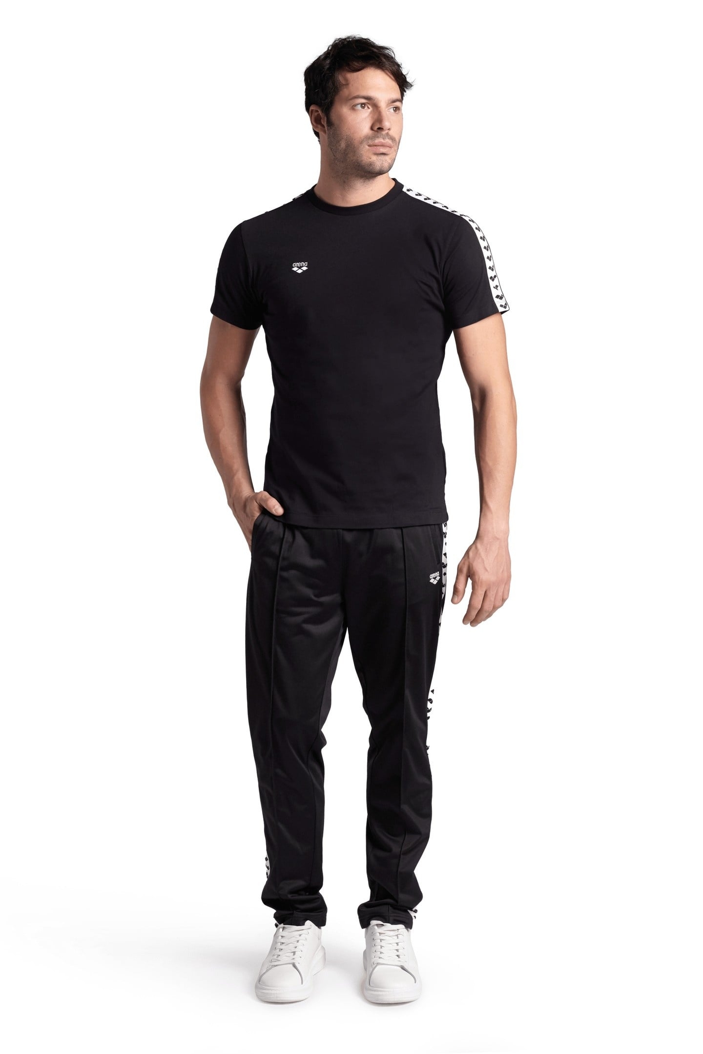 M RELAX IV TEAM PANT BLACK-WHITE-BLACK 1
