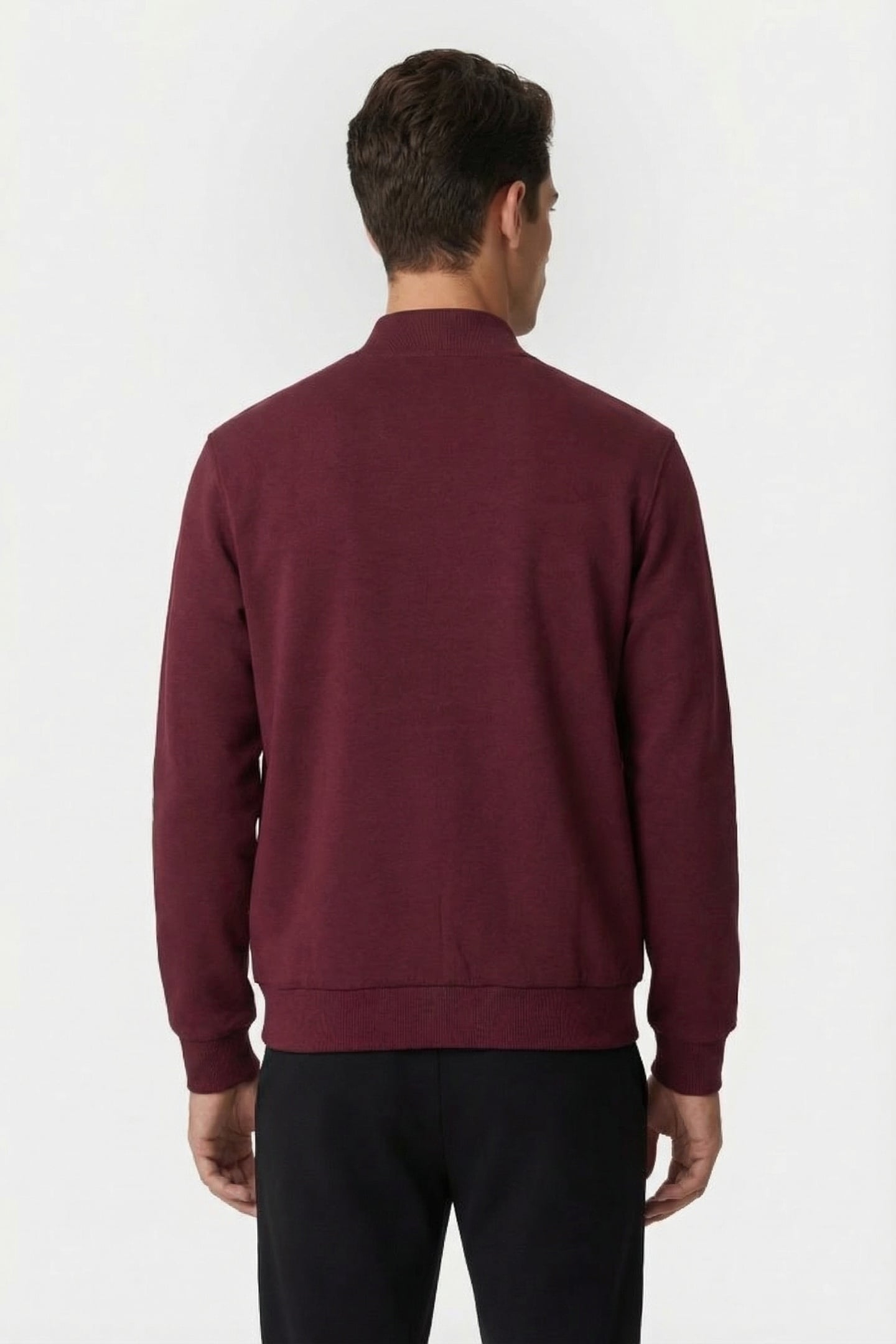 MERLOT SWEAT ZIP JACKET 2