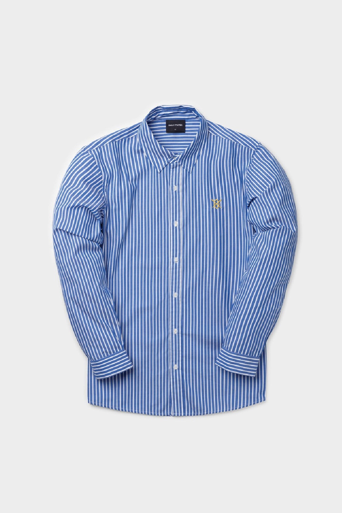 MAMBO LONG SLEEVE SHIRT WHITE/BLUE 4