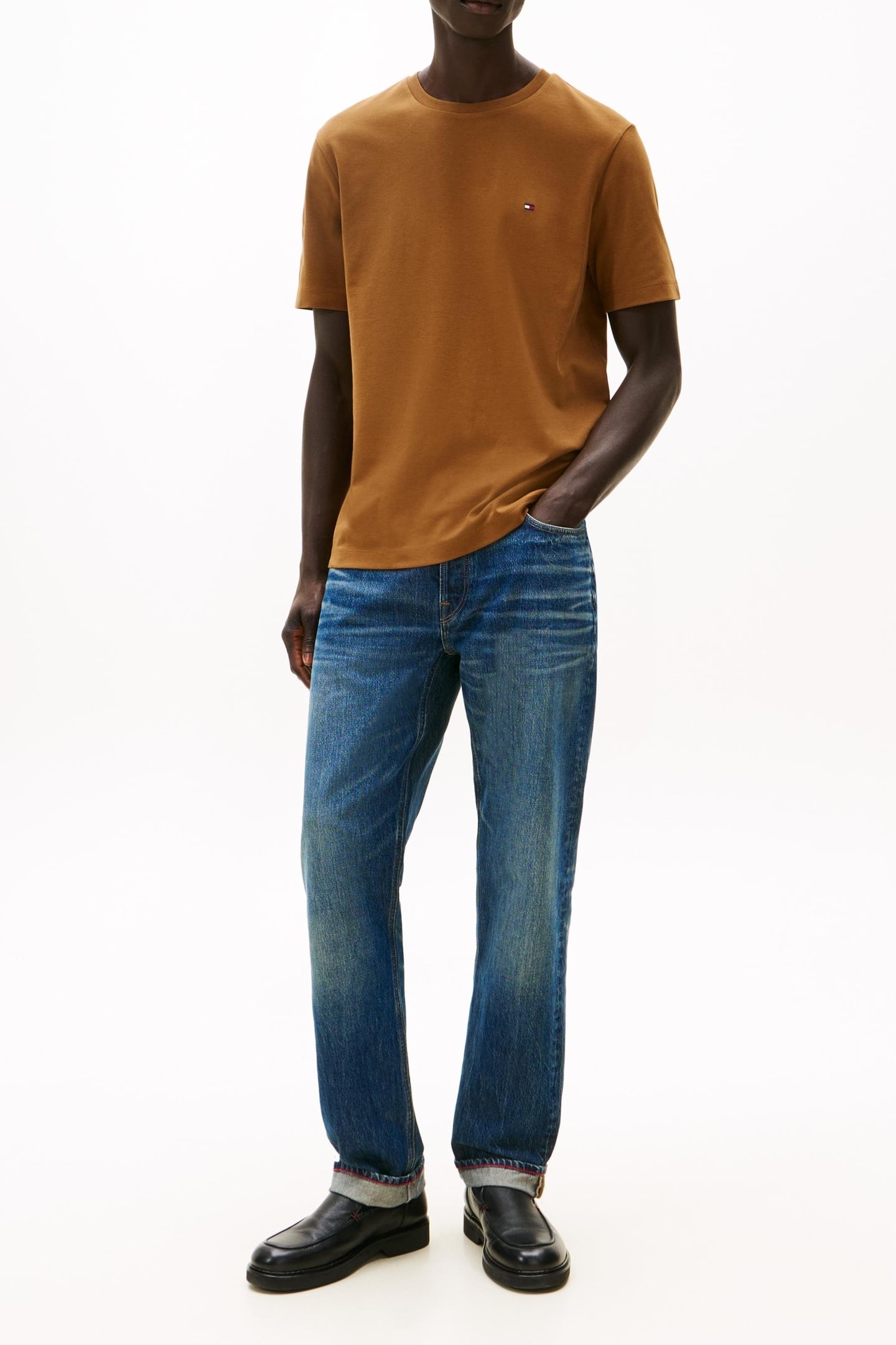 LIGHT INTERLOCK TEE HIGHLAND KHAKI 1