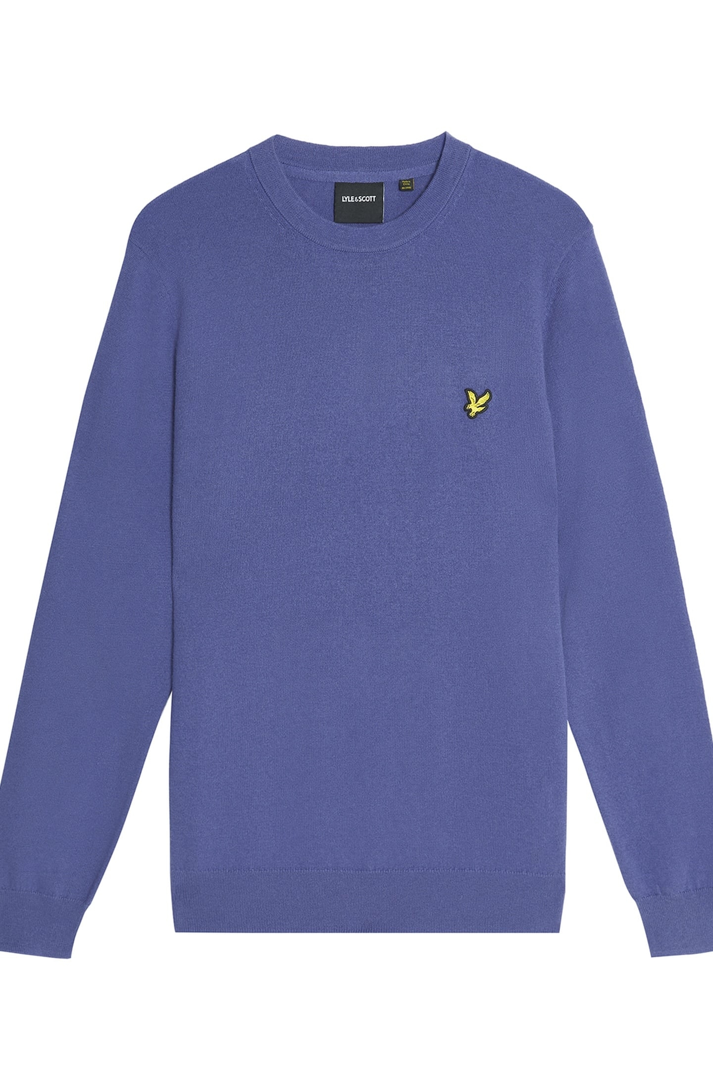 COTTON MERINO CREW NECK JUMPER TWILIGHT 4