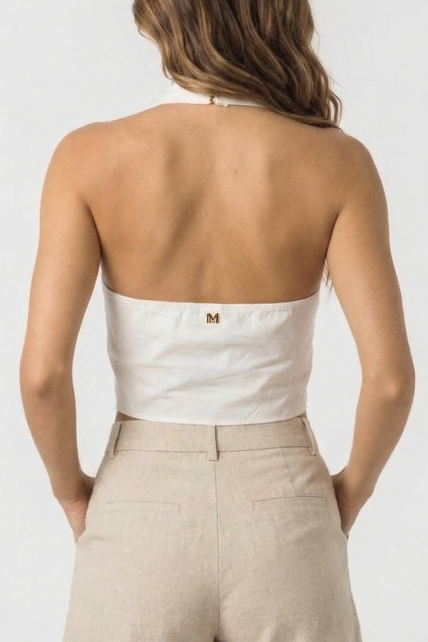 MARCIANO BY GUESS PAT KNOT TOP SANDY SHORE 2