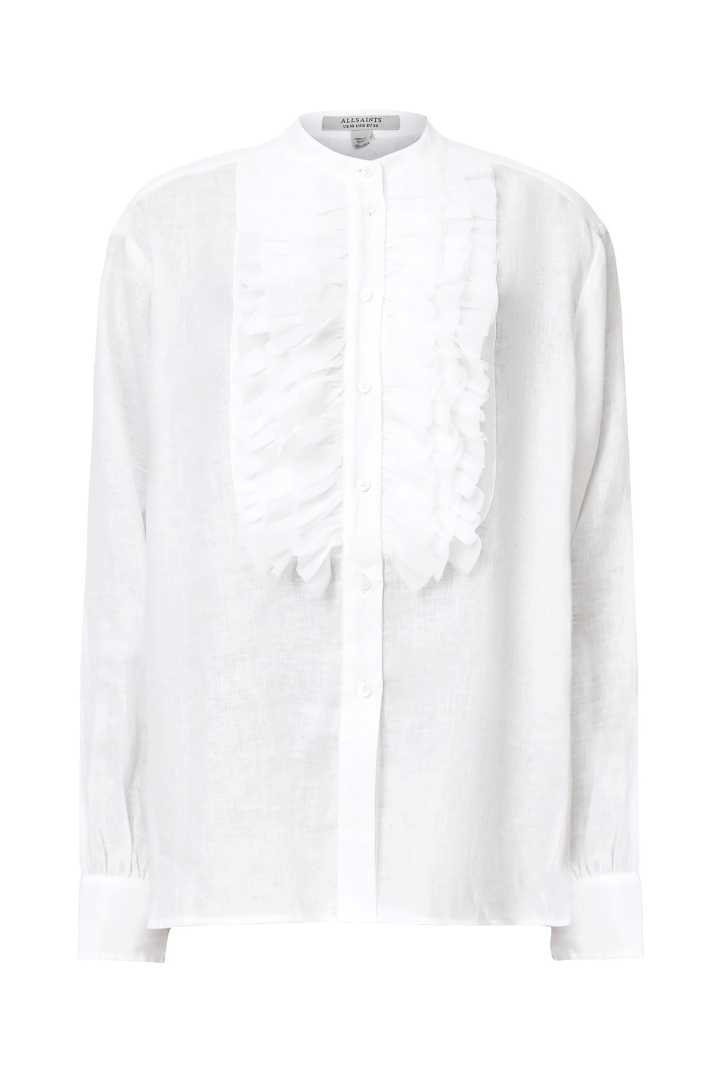 CASSIA LINEN SHIRT CHALK WHITE 6