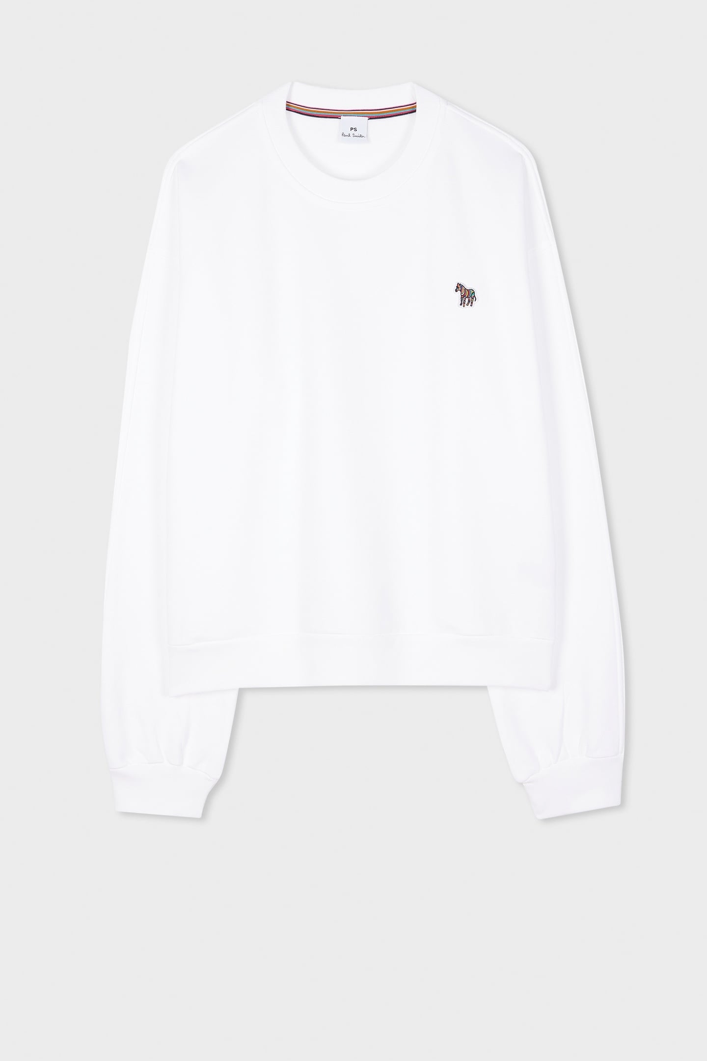 ZEBRA SWEATSHIRT WHITE 1