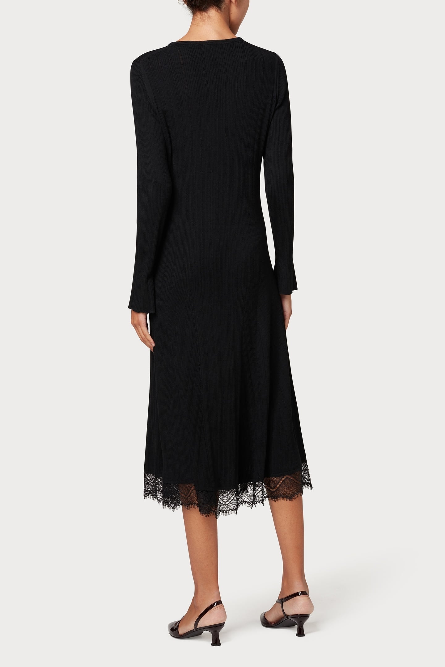 KNITTED DRESS BLACK 4