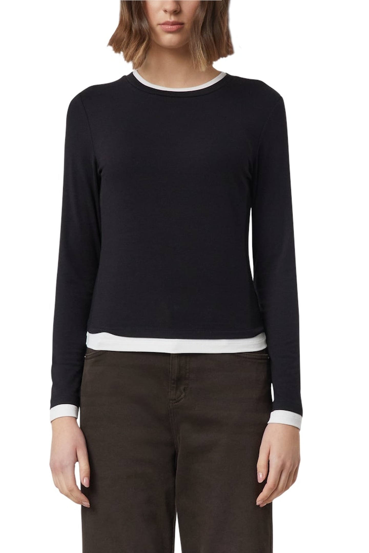 COMMA T-SHIRTS BLACK 1