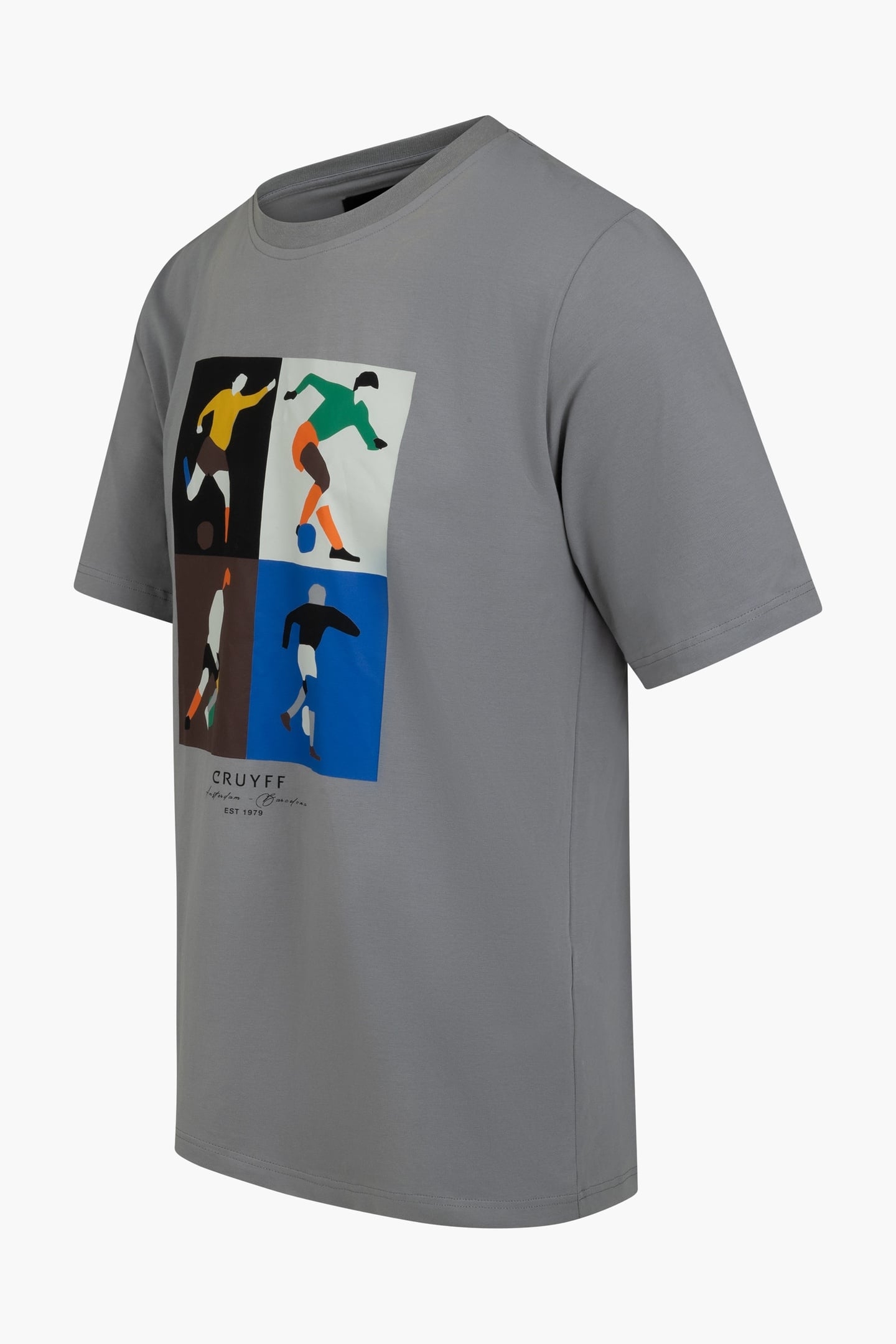 CRUYFF TURN TEE ULTIMATE GREY 2