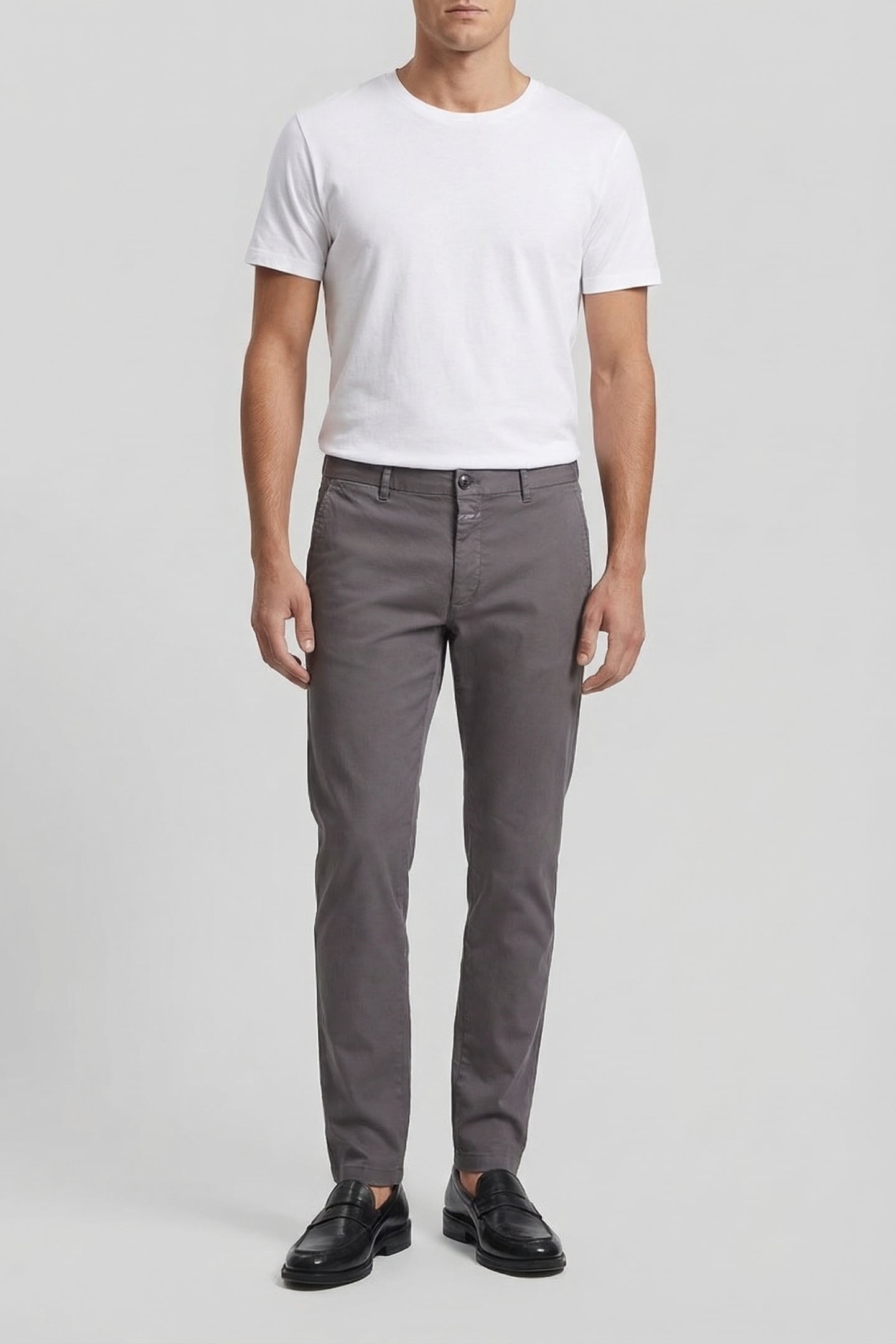 CLIFTON TRUE PANTS ANTHRACITE MELANGE 1