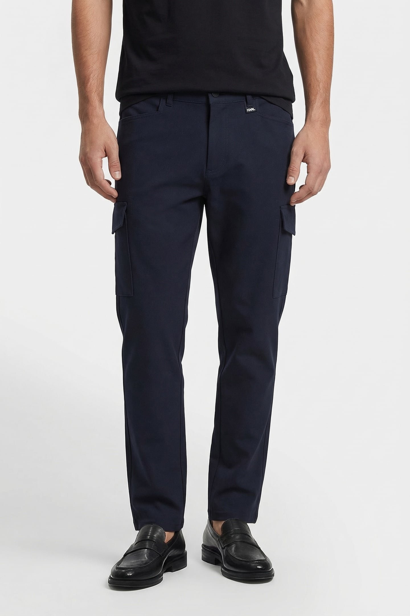 MIDNIGHT BLUE CARGO PANTS 1