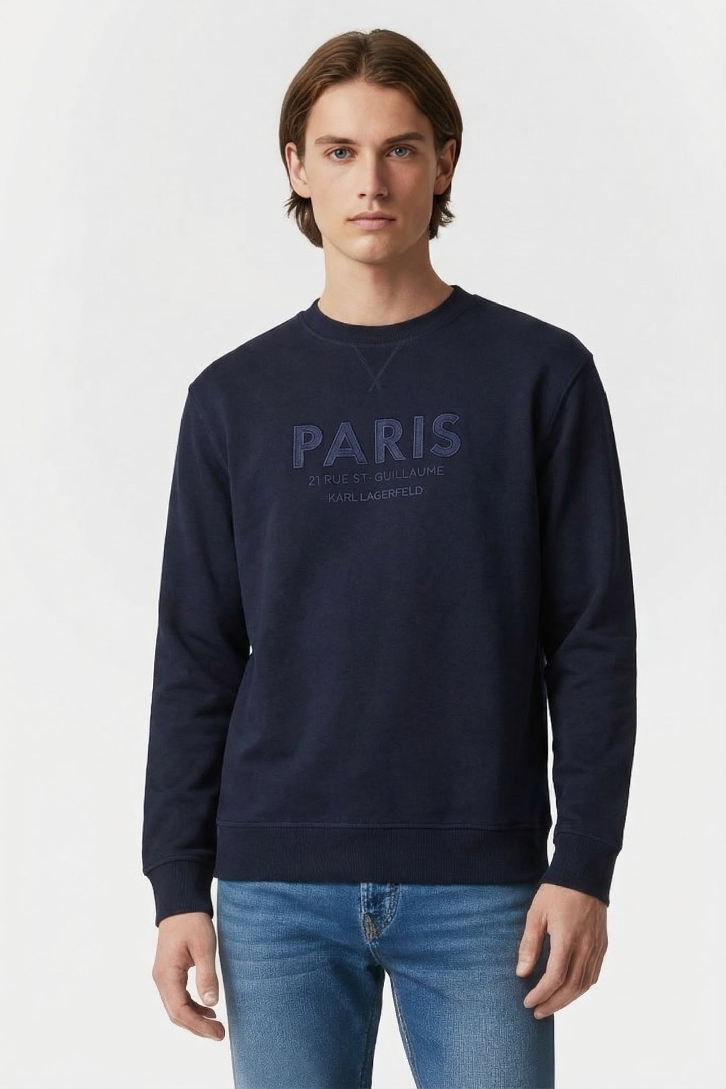 NAVY SWEAT CREWNECK 1