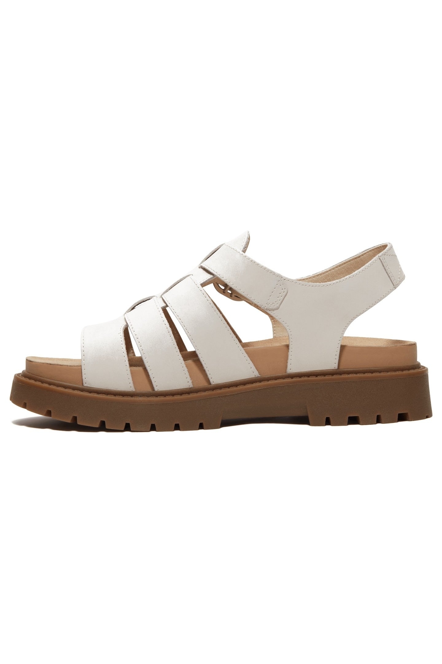 CLAIREMONT WAY FISHERMAN SANDAL NATURAL NUBUCK 4